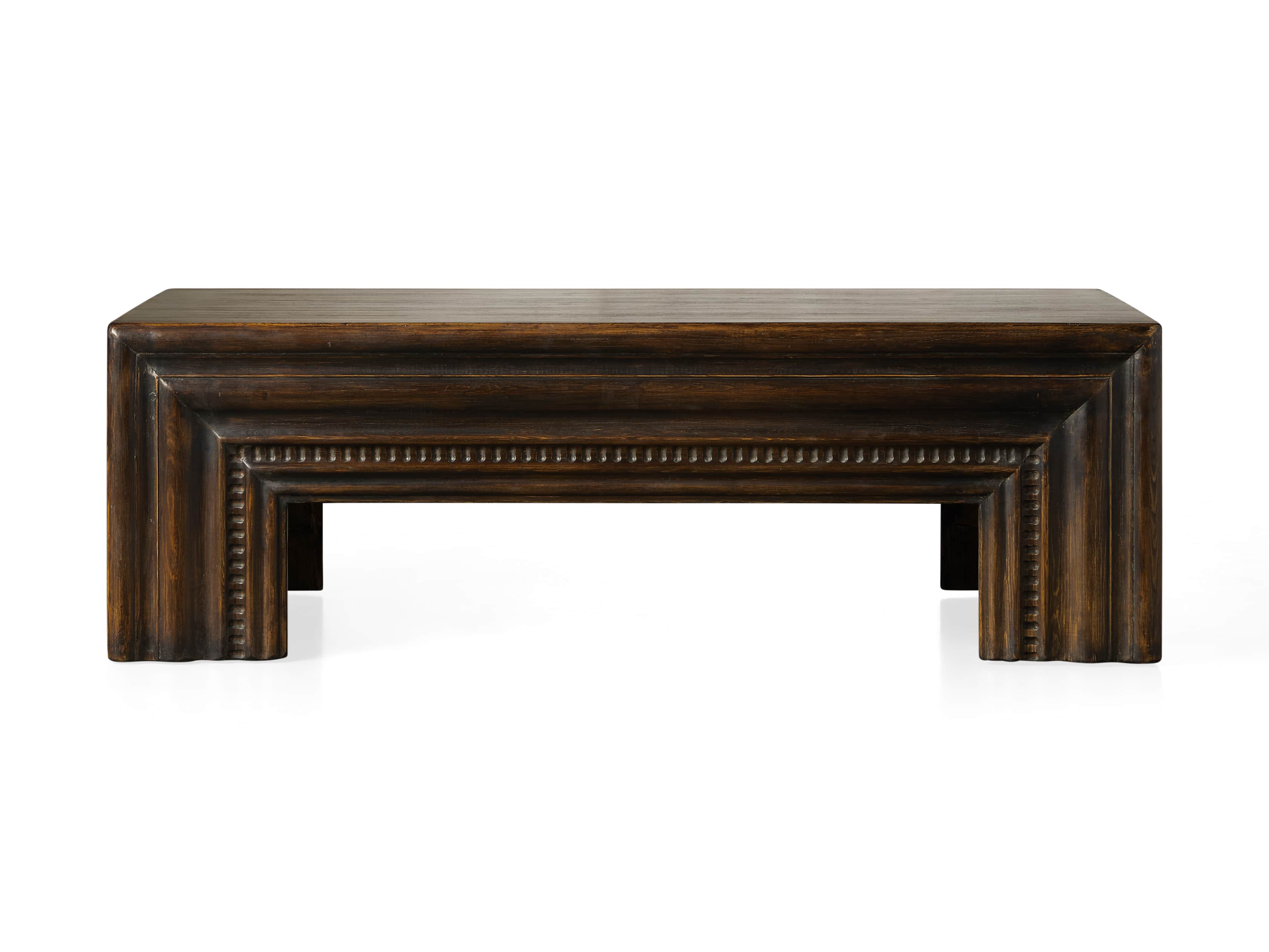 Millie 55" Coffee Table in Dhurrie Brown, slide 4 of 4