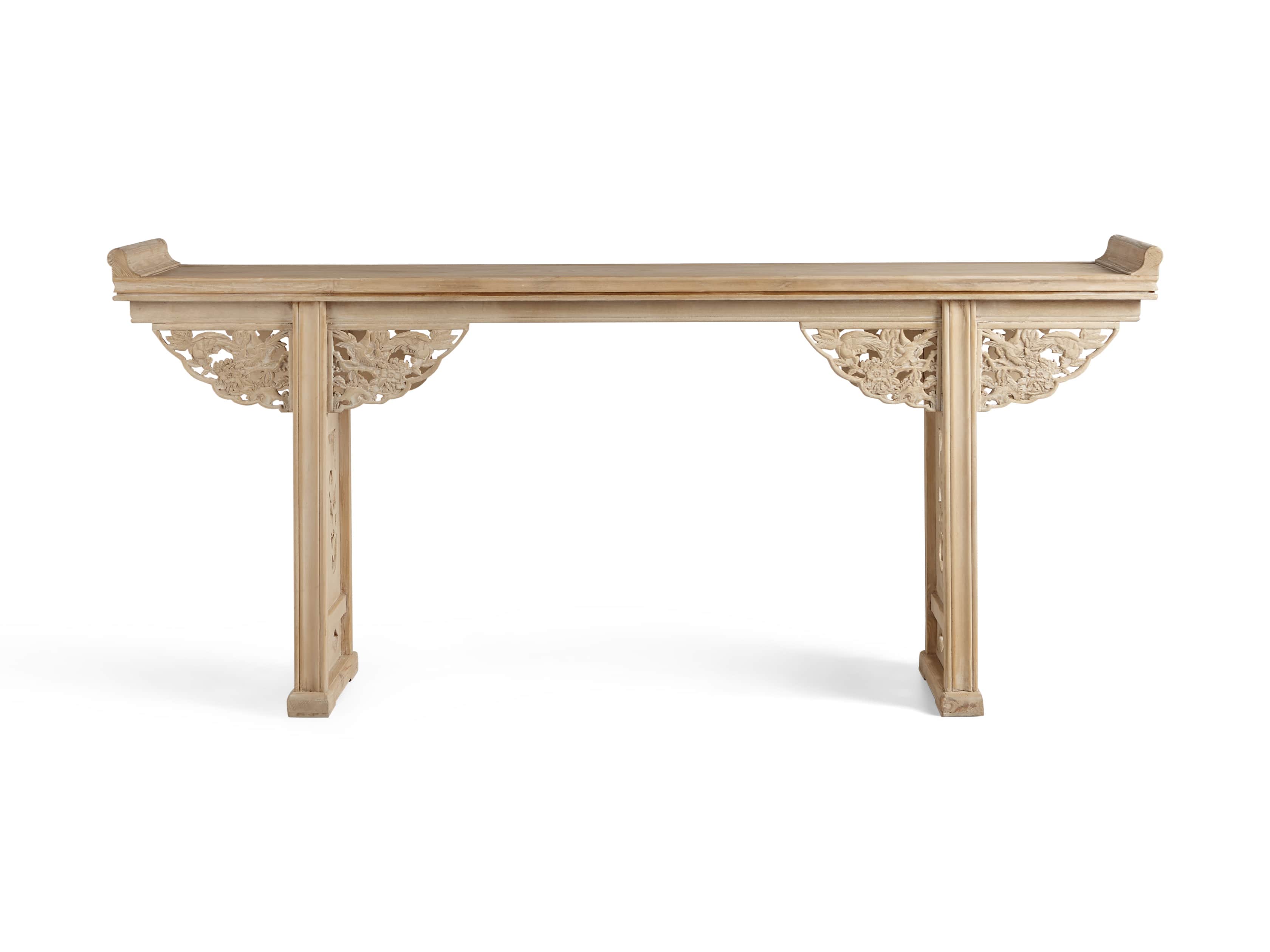 Ming 86" Altar Table in Natural Pine, slide 9 of 10
