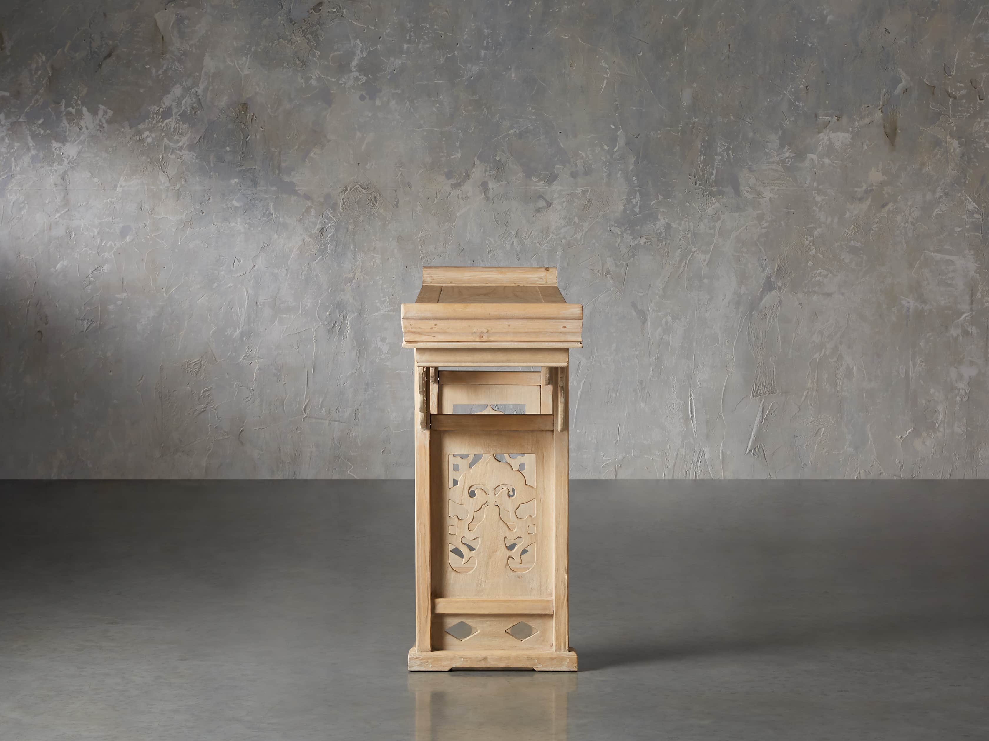 Ming 86" Altar Table in Natural Pine, slide 4 of 10