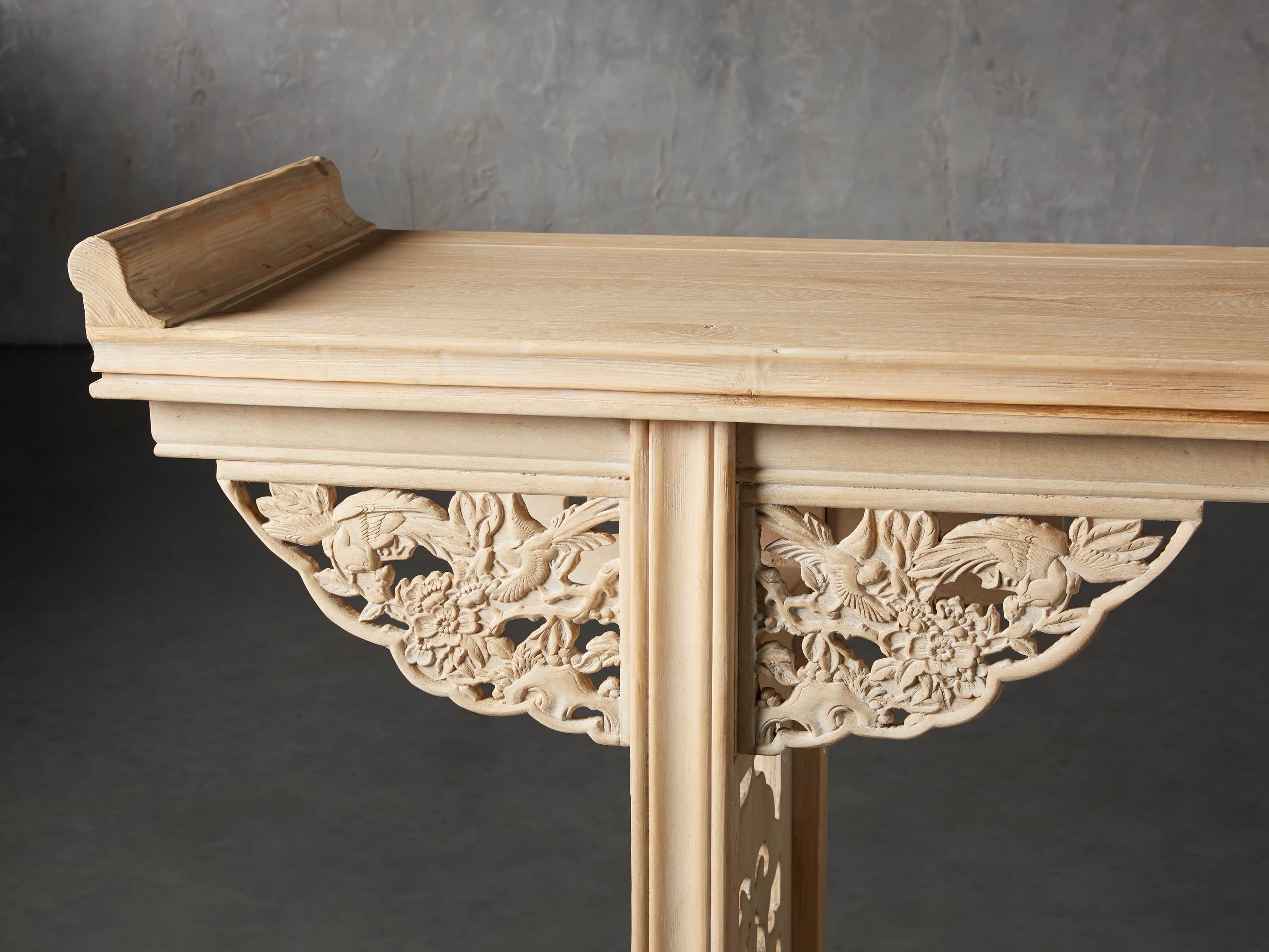 Ming 86" Altar Table in Natural Pine, slide 6 of 10