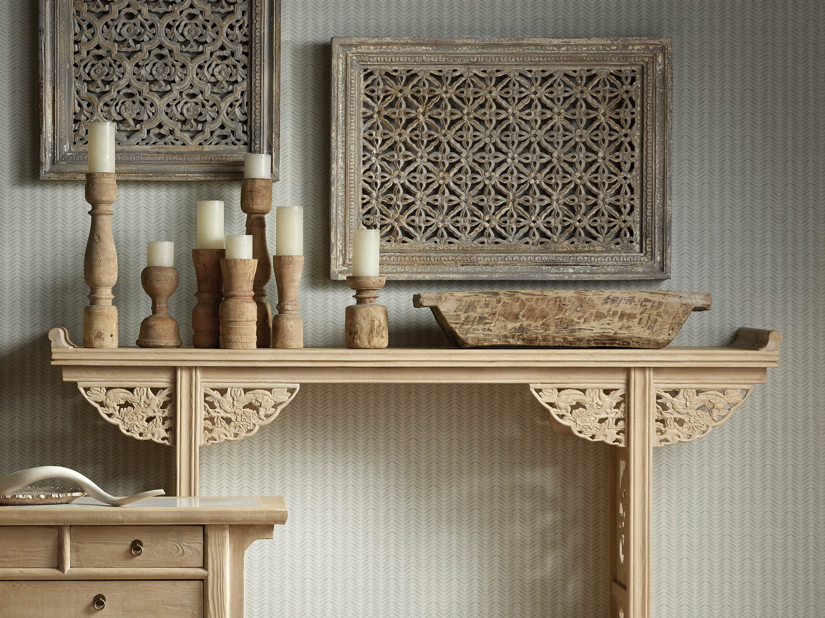 Ming 86" Altar Table in Natural Pine, slide 1 of 10