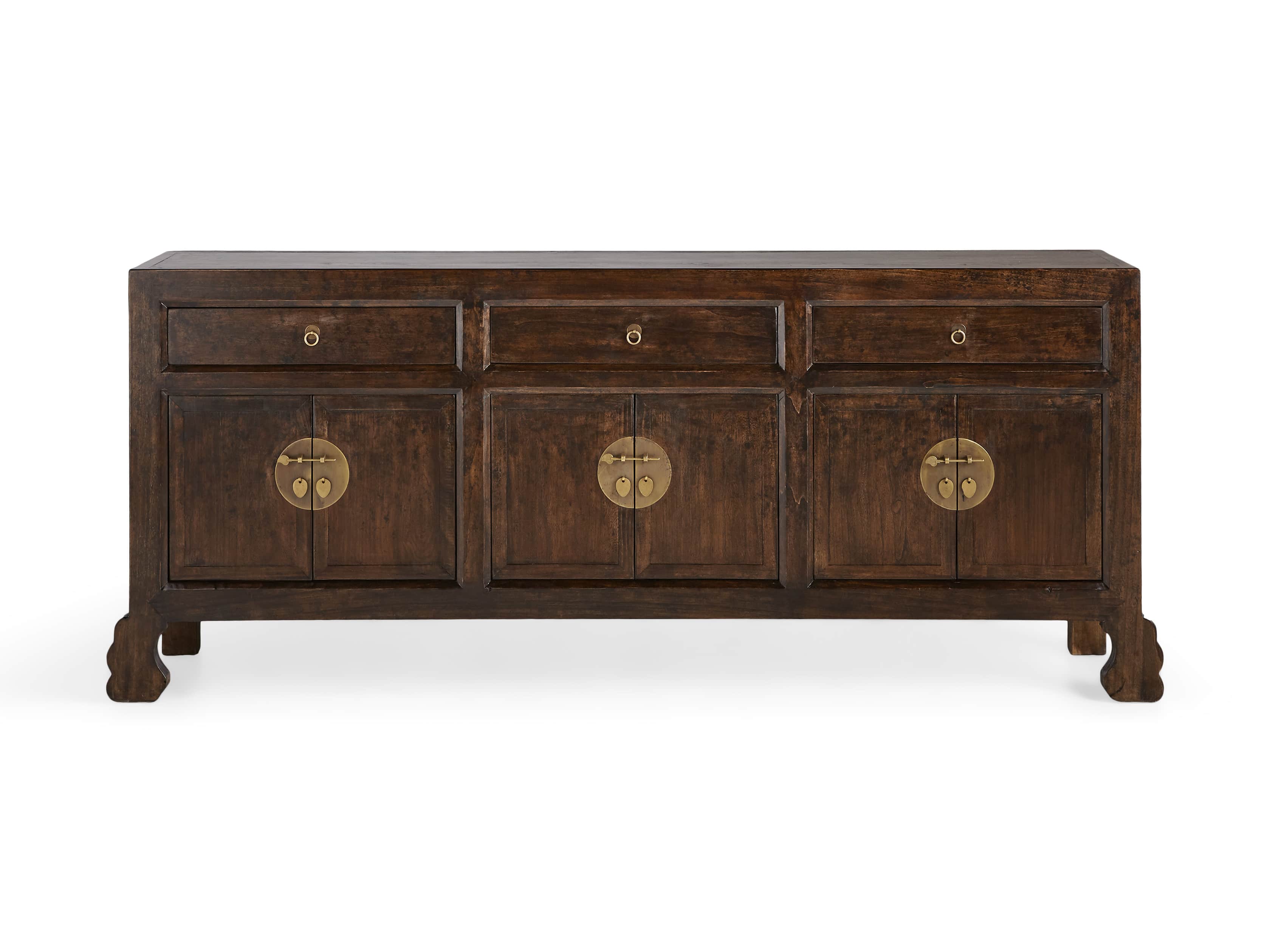 Ming 83" Cabriole Leg Cabinet
