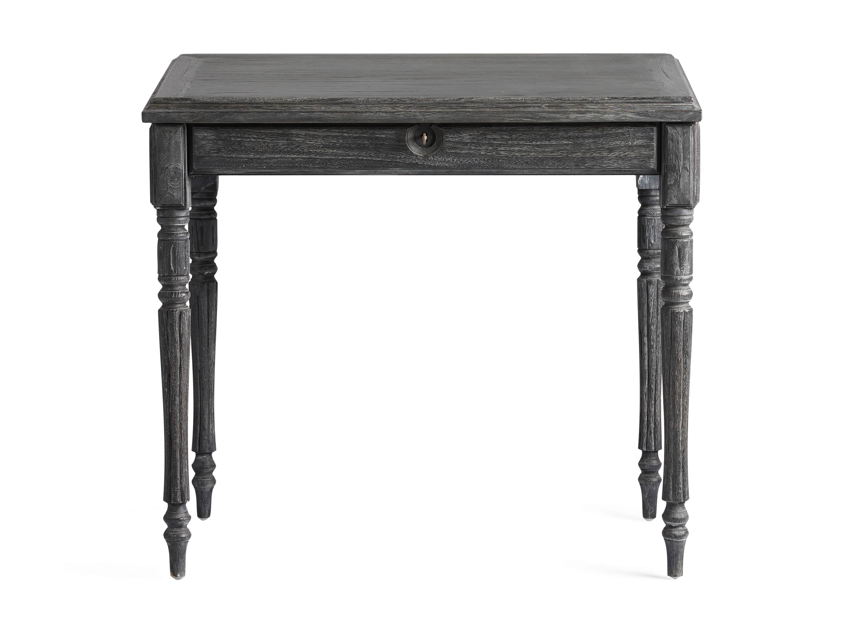 Merle 35" Writing Desk in Baroque Black, slide 7 of 8