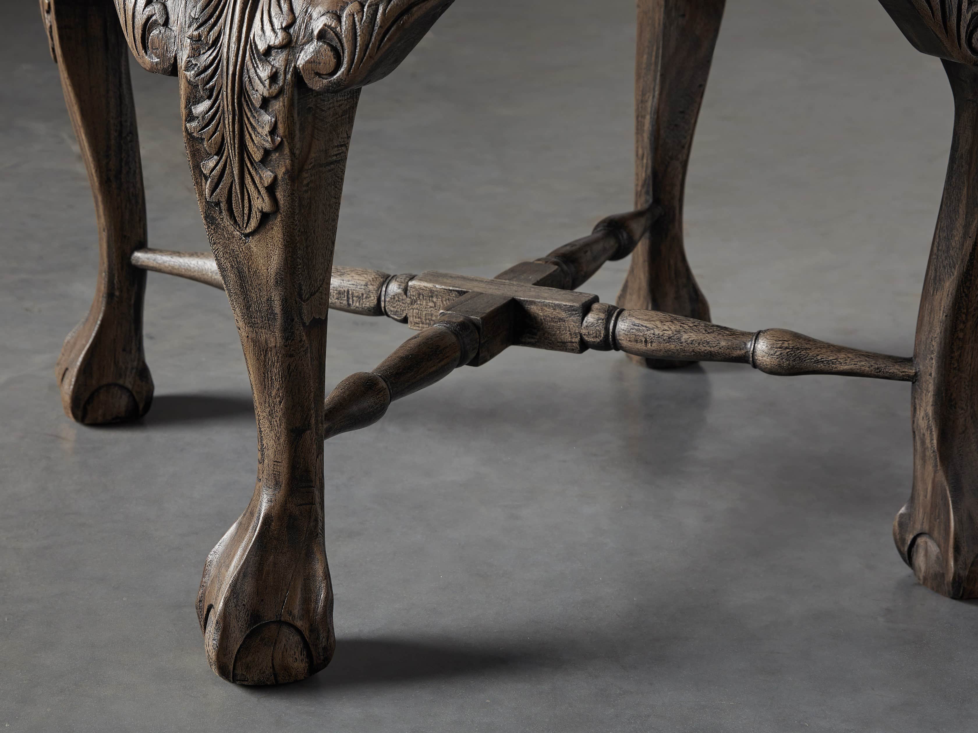 Merle Corner Chair in Brown