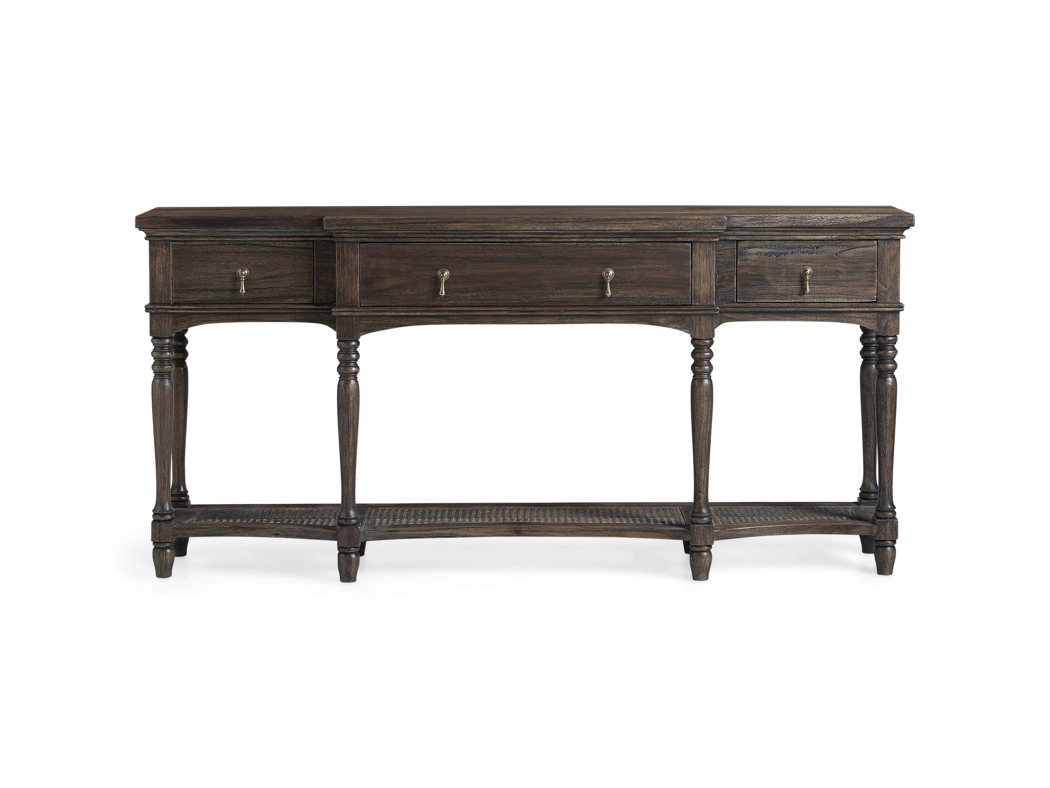 Merle Console Table in Brown, slide 9 of 11