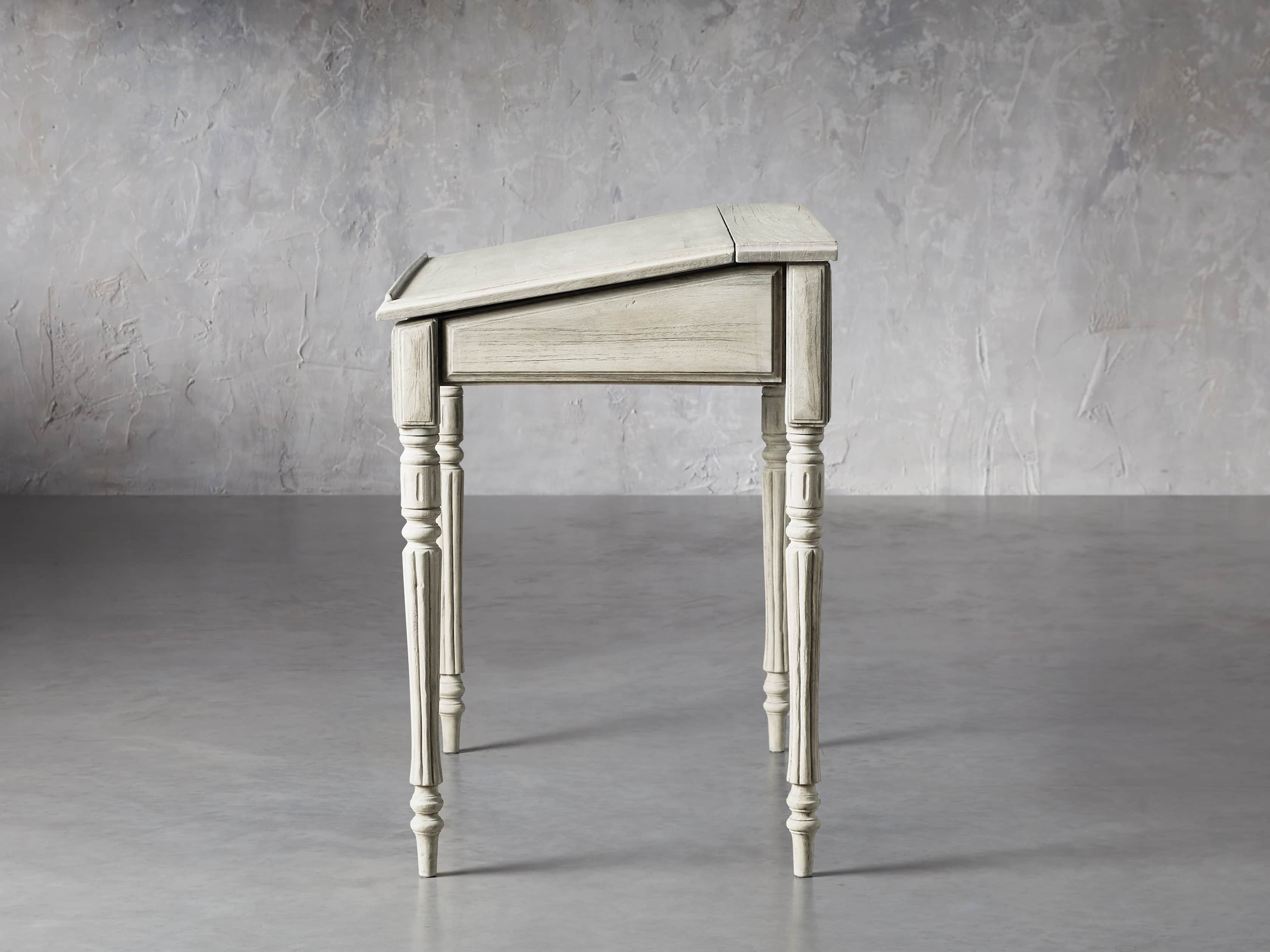 Merle 35" Writing Desk in Flax, slide 6 of 12