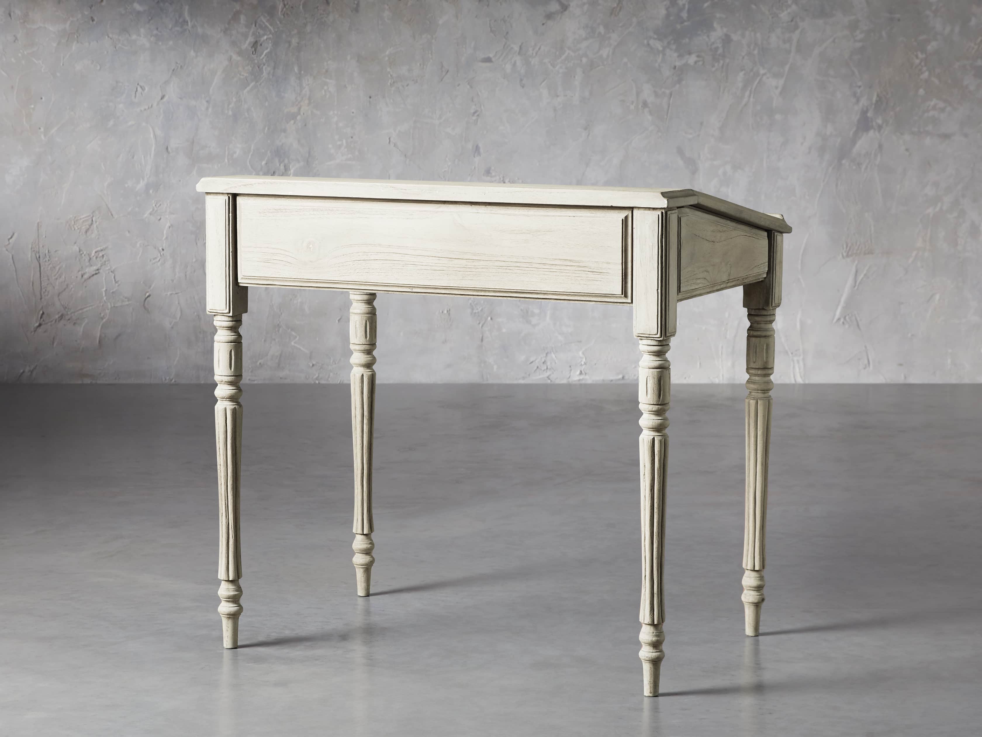 Merle 35" Writing Desk in Flax, slide 7 of 12
