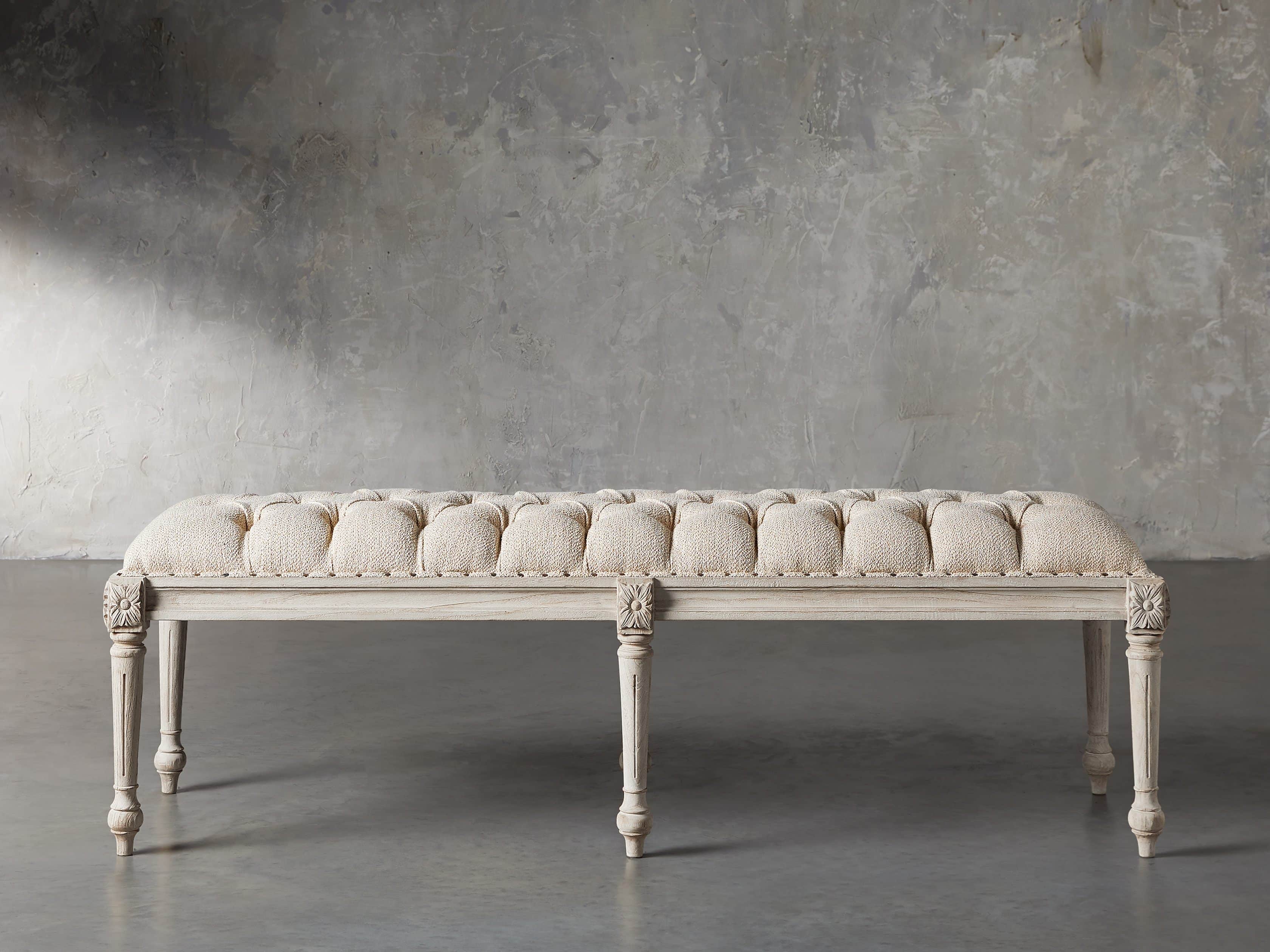 Merle Bench in Natural
