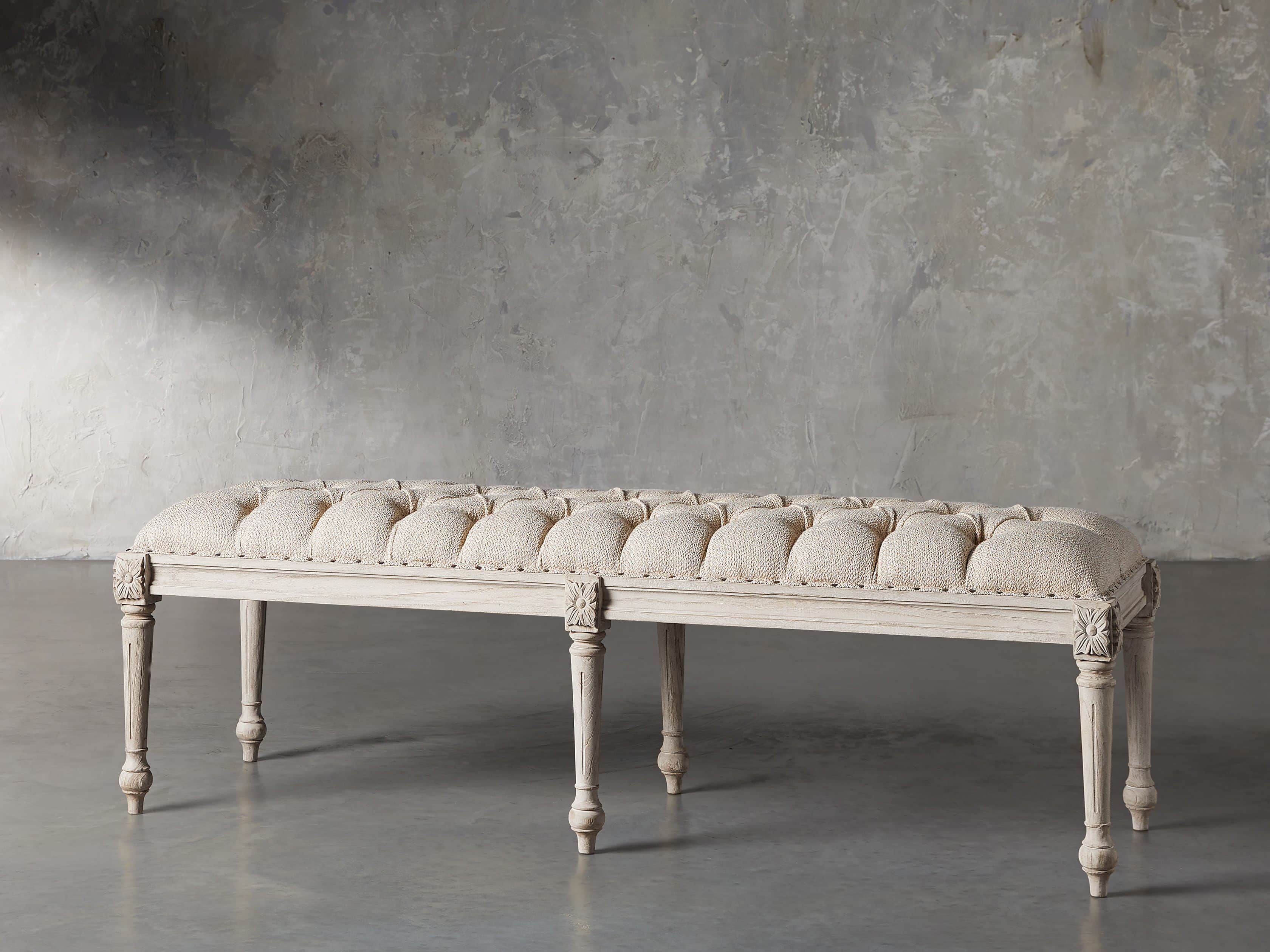 Merle Bench in Natural