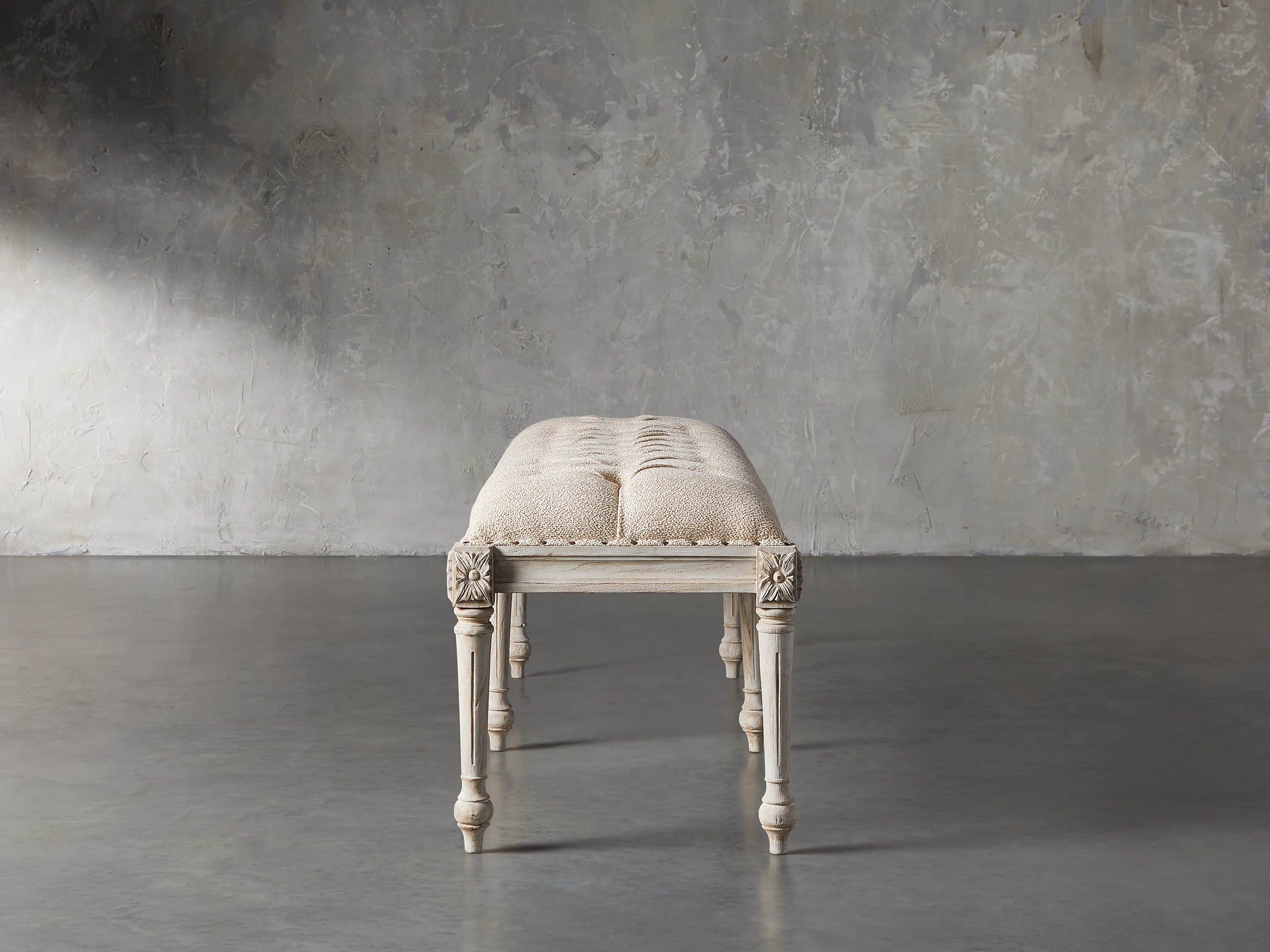 Merle Bench in Natural