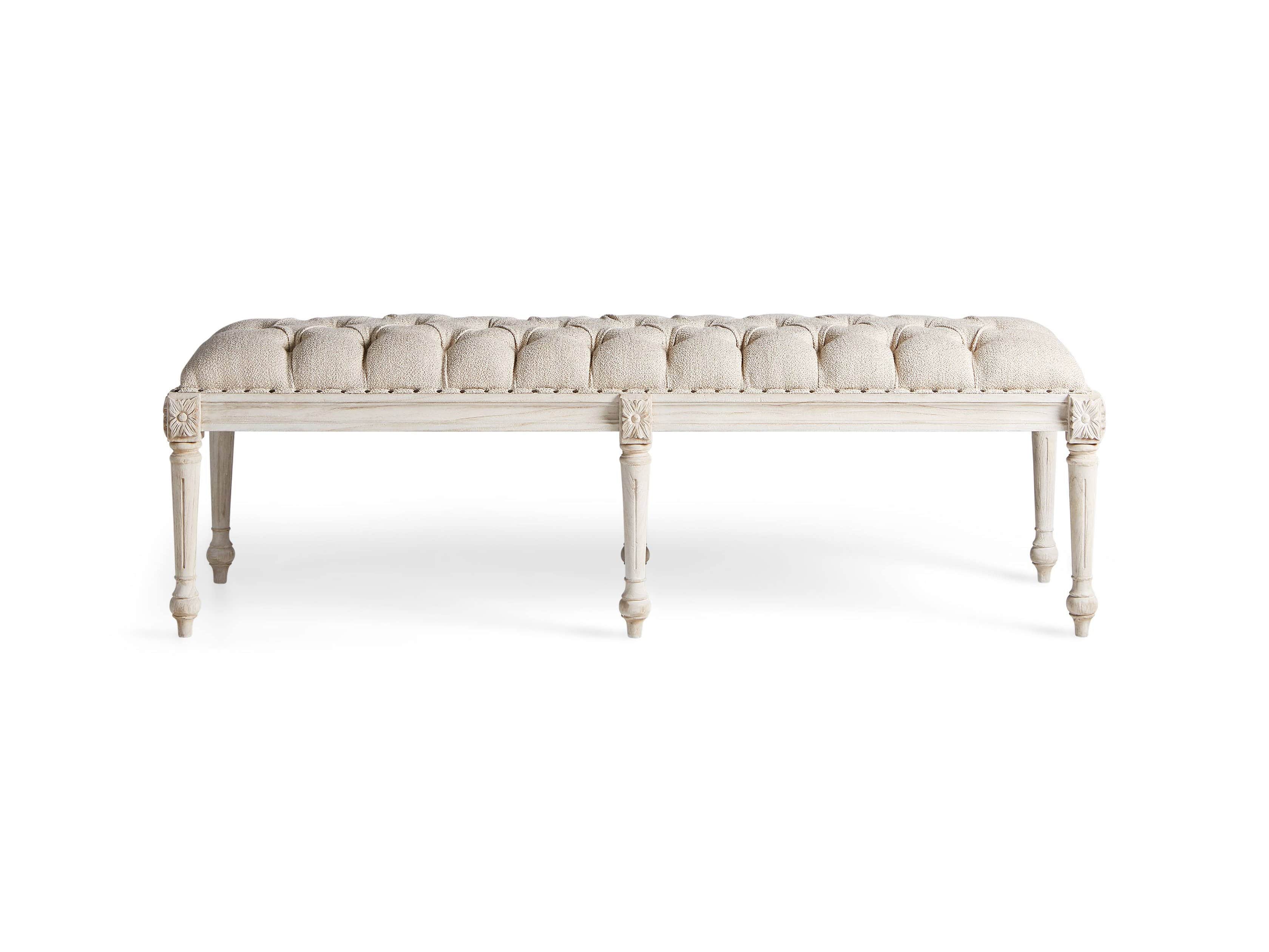 Merle Bench in Natural
