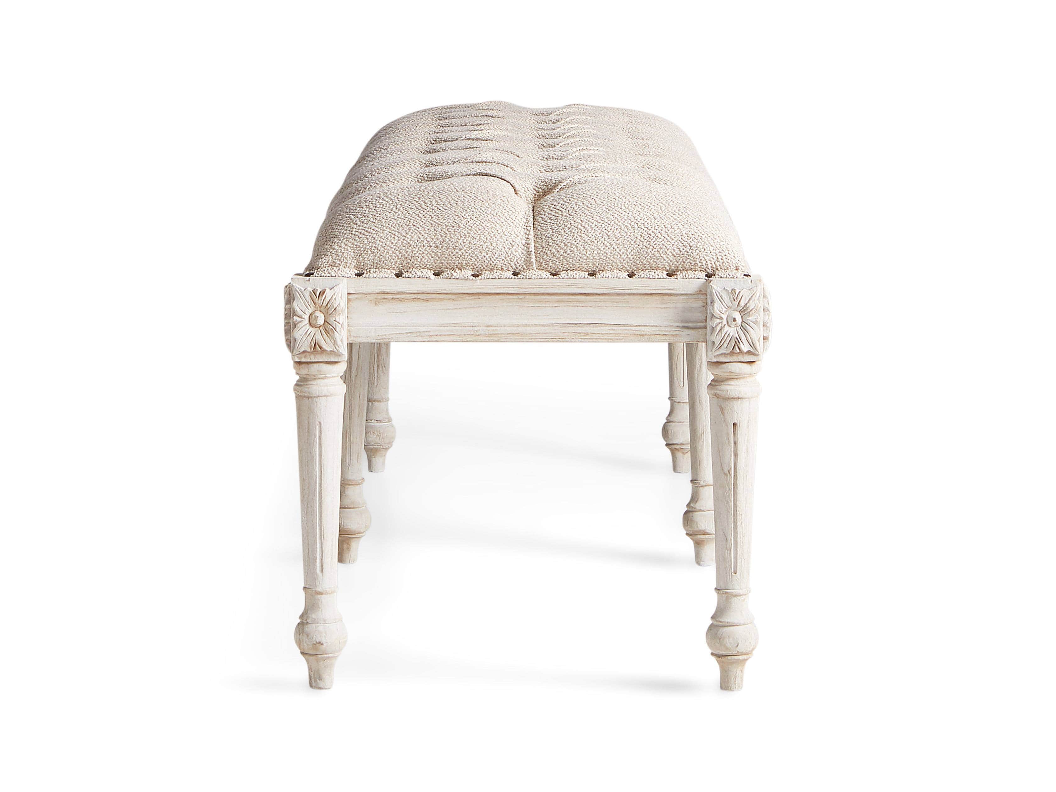 Merle Bench in Natural