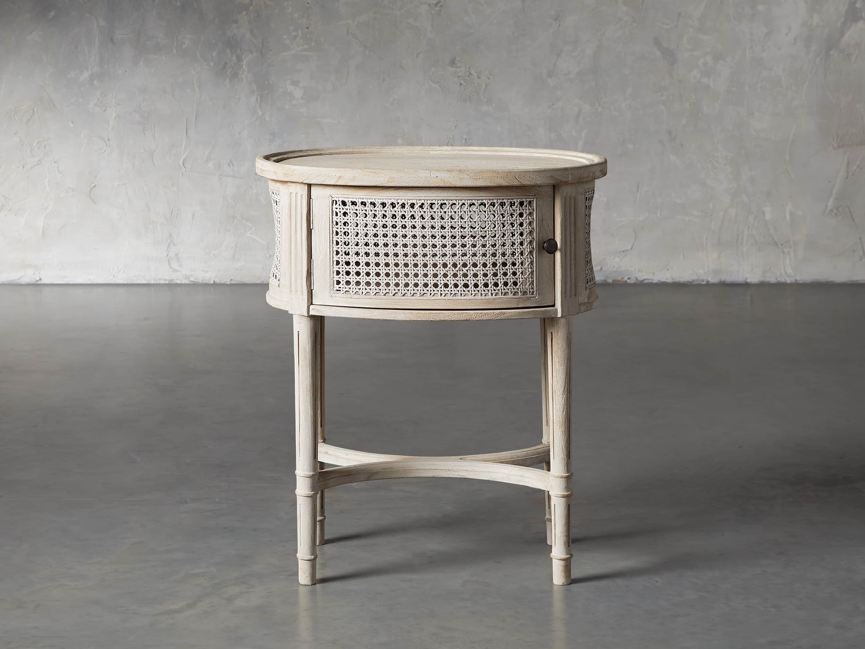 Merle Caned End Table | Arhaus Furniture