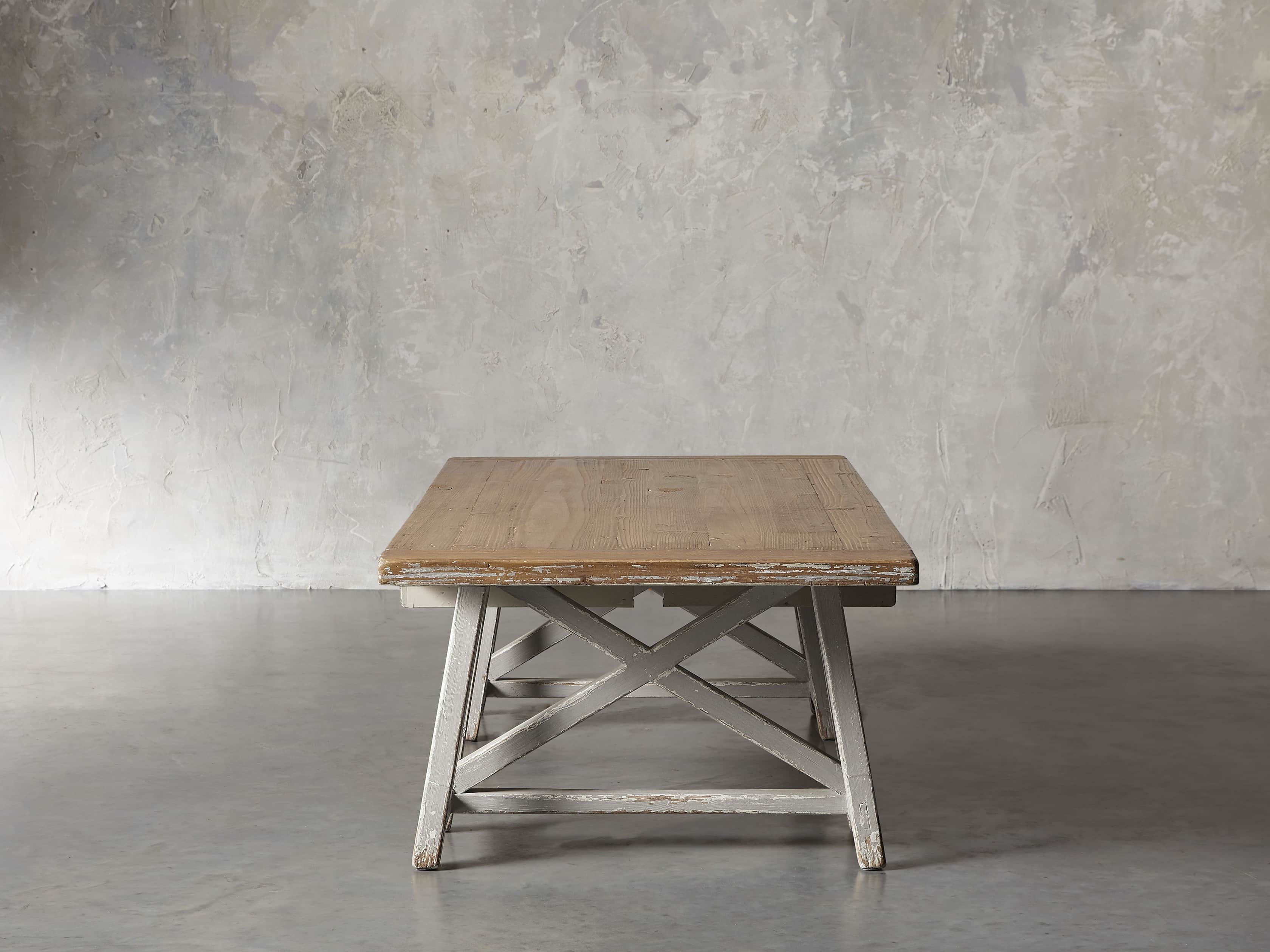 Remy 62" Sawhorse Coffee Table, slide 4 of 12