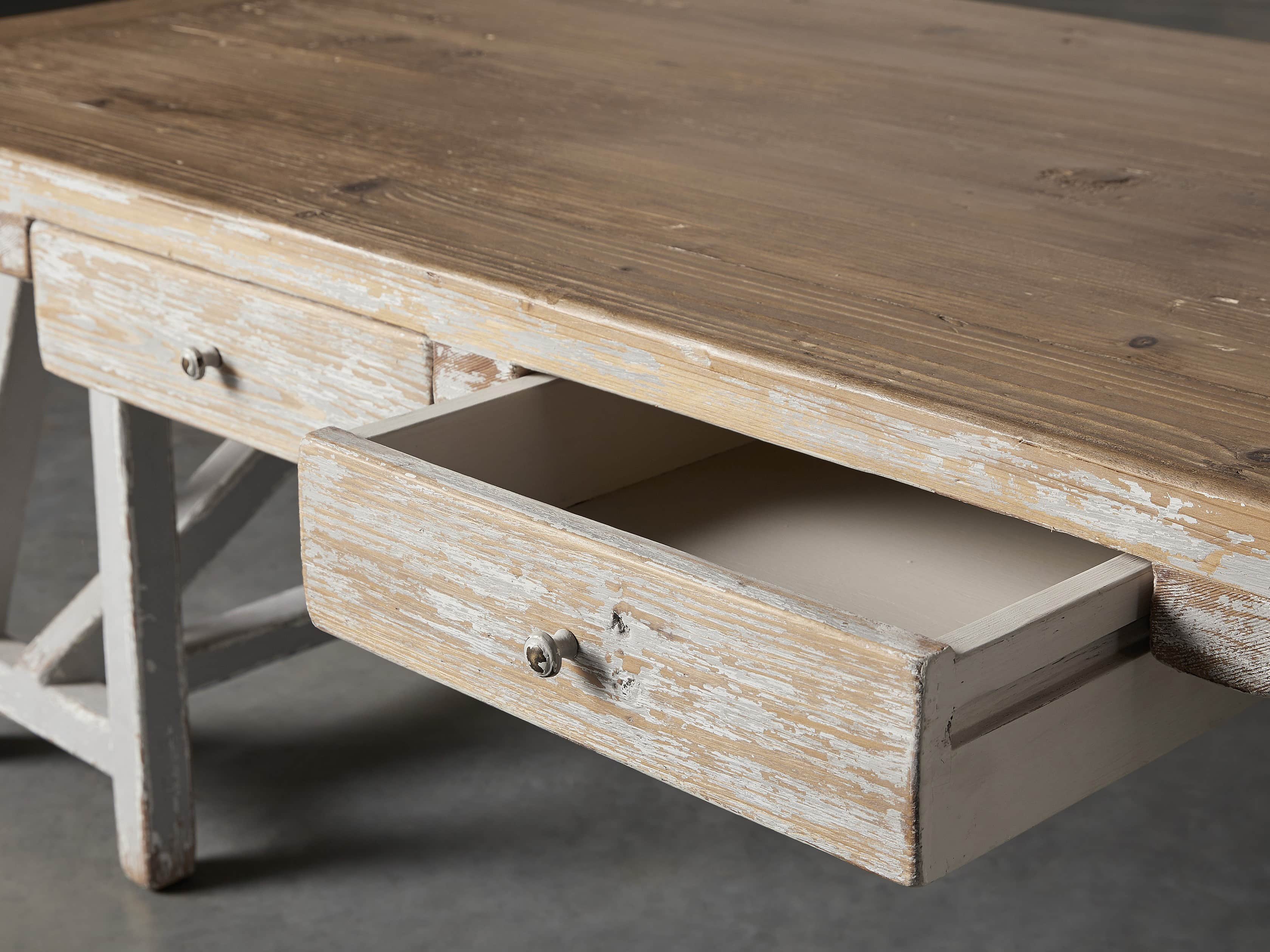 Remy 62" Sawhorse Coffee Table, slide 7 of 12