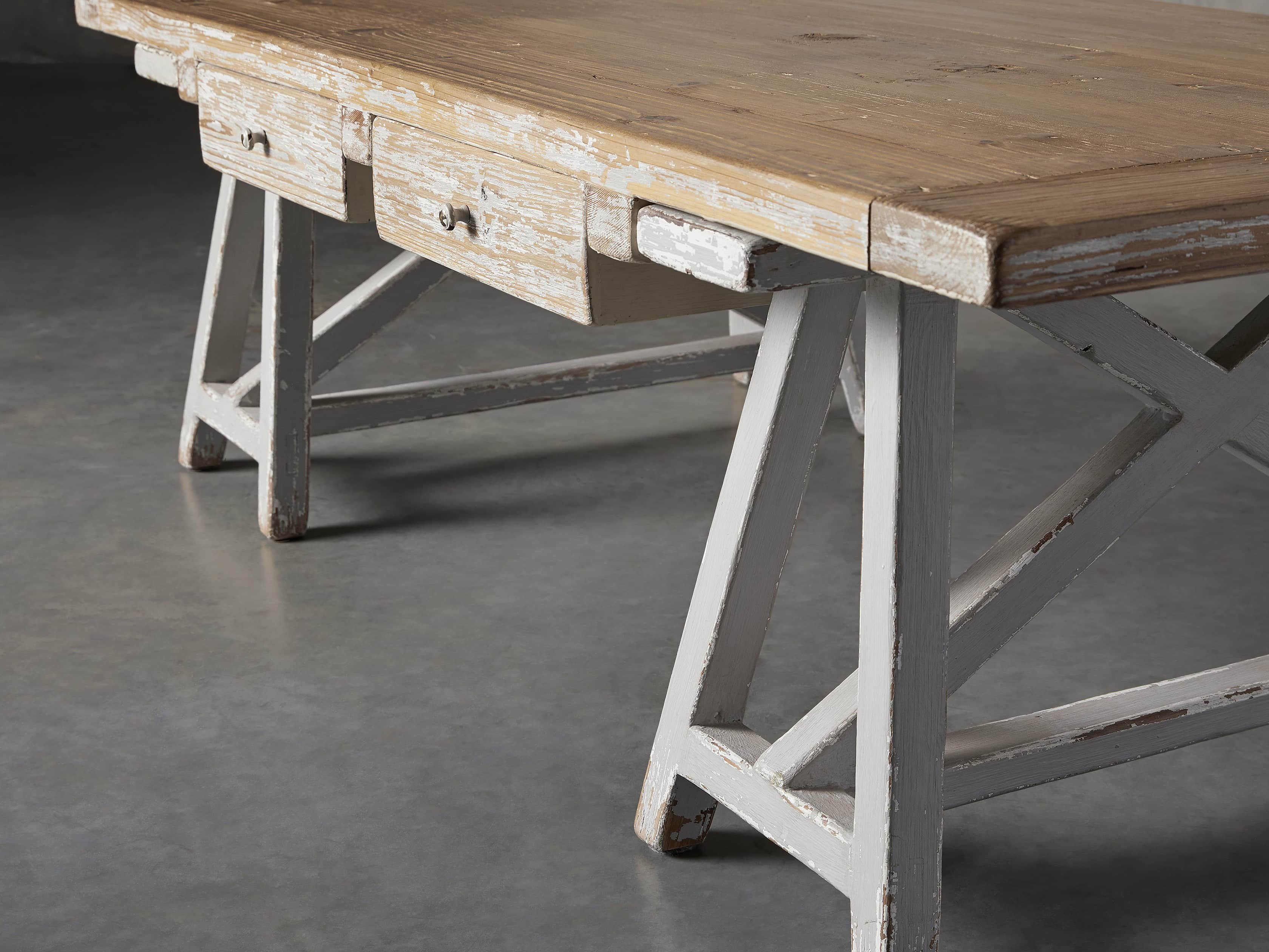 Remy 62" Sawhorse Coffee Table, slide 8 of 12