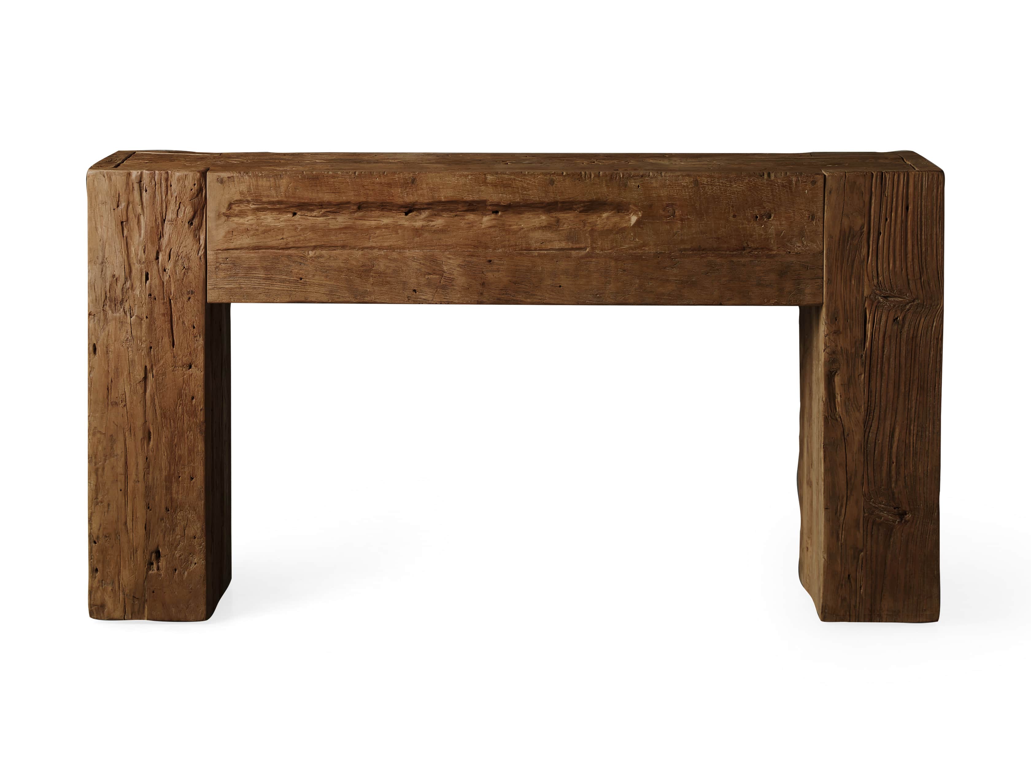 Console Table Made From Reclaimed Teak