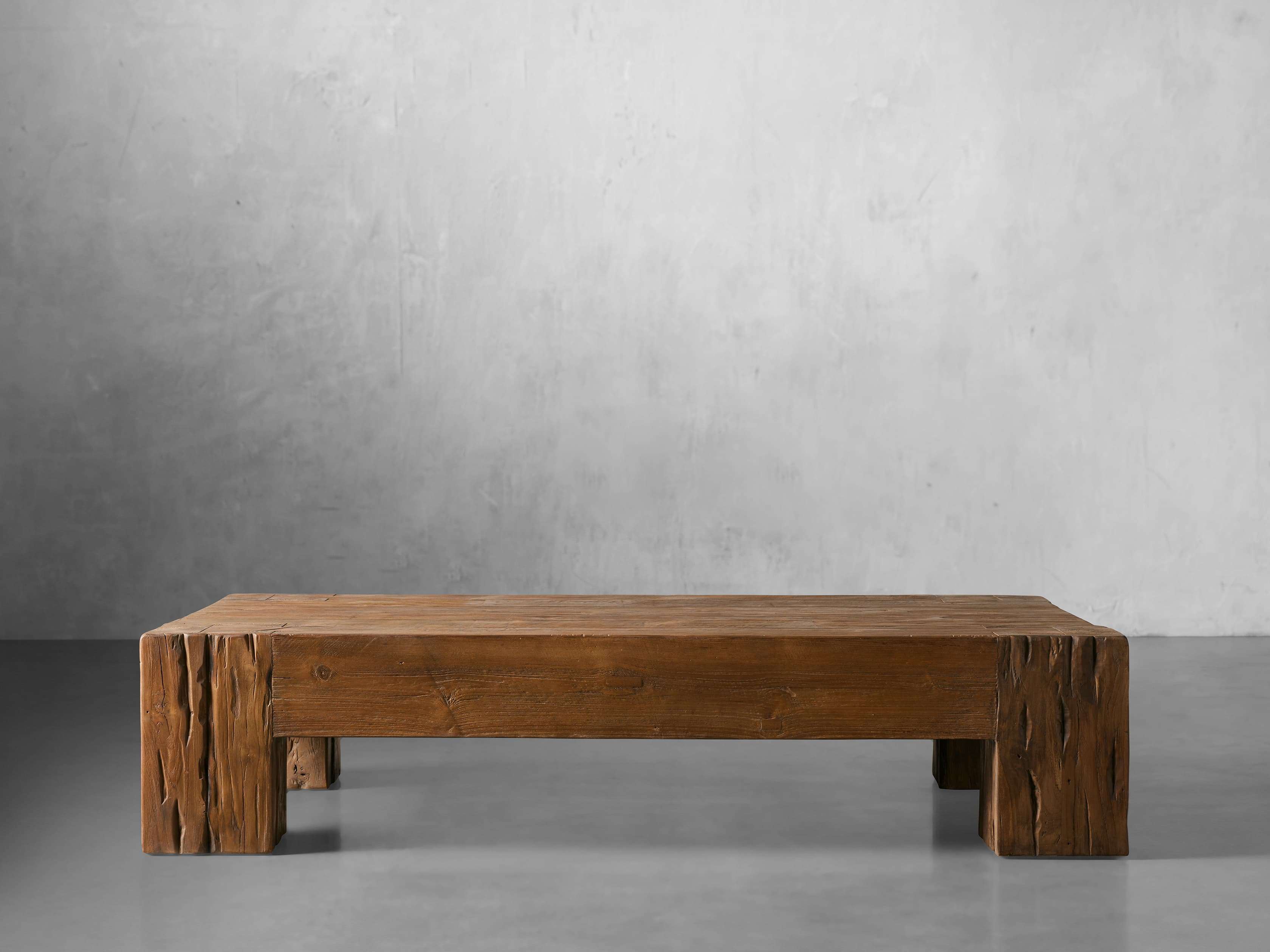 Side Table Made From Reclaimed Teak