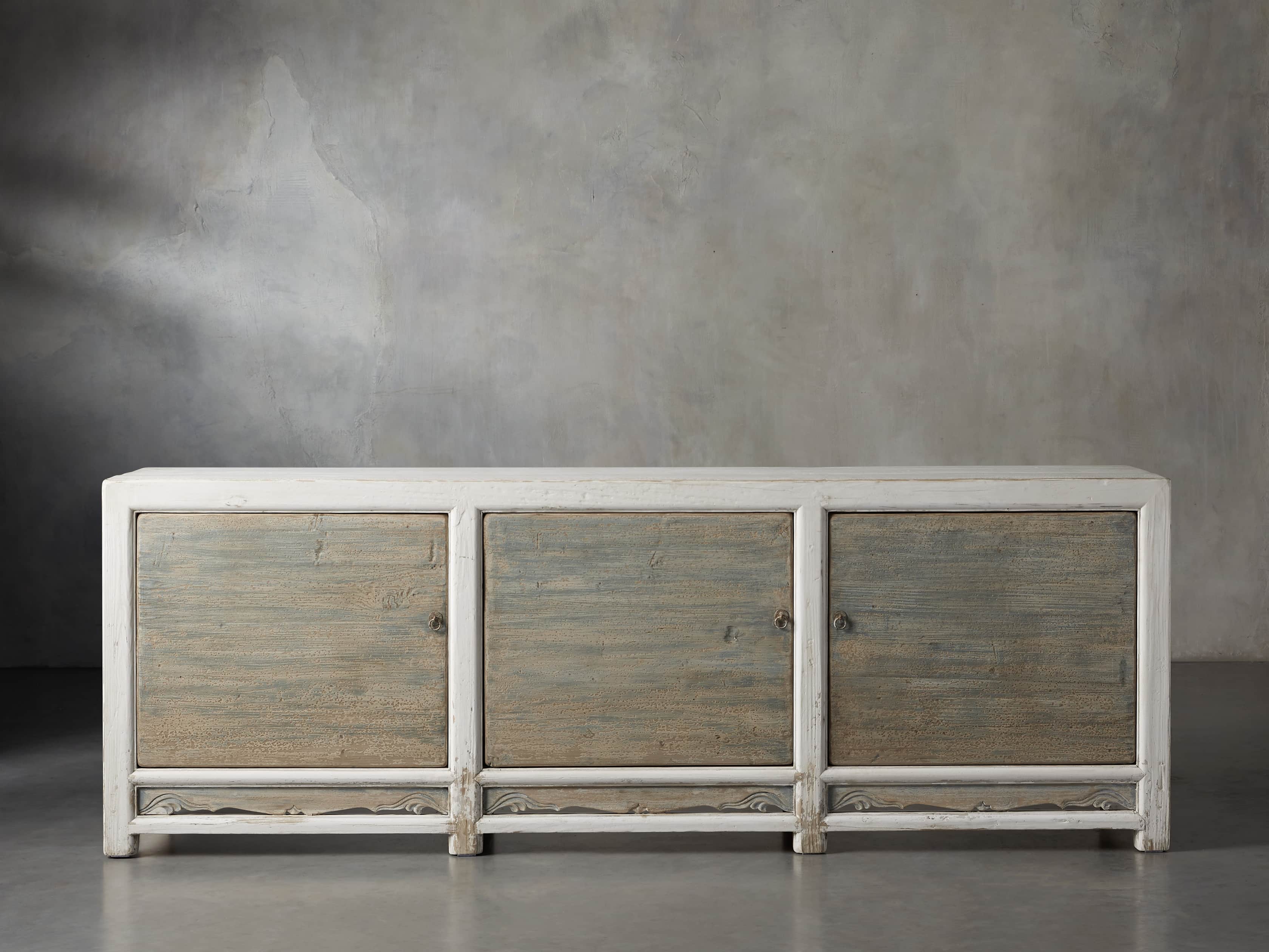 Waverly White 94" Cabinet