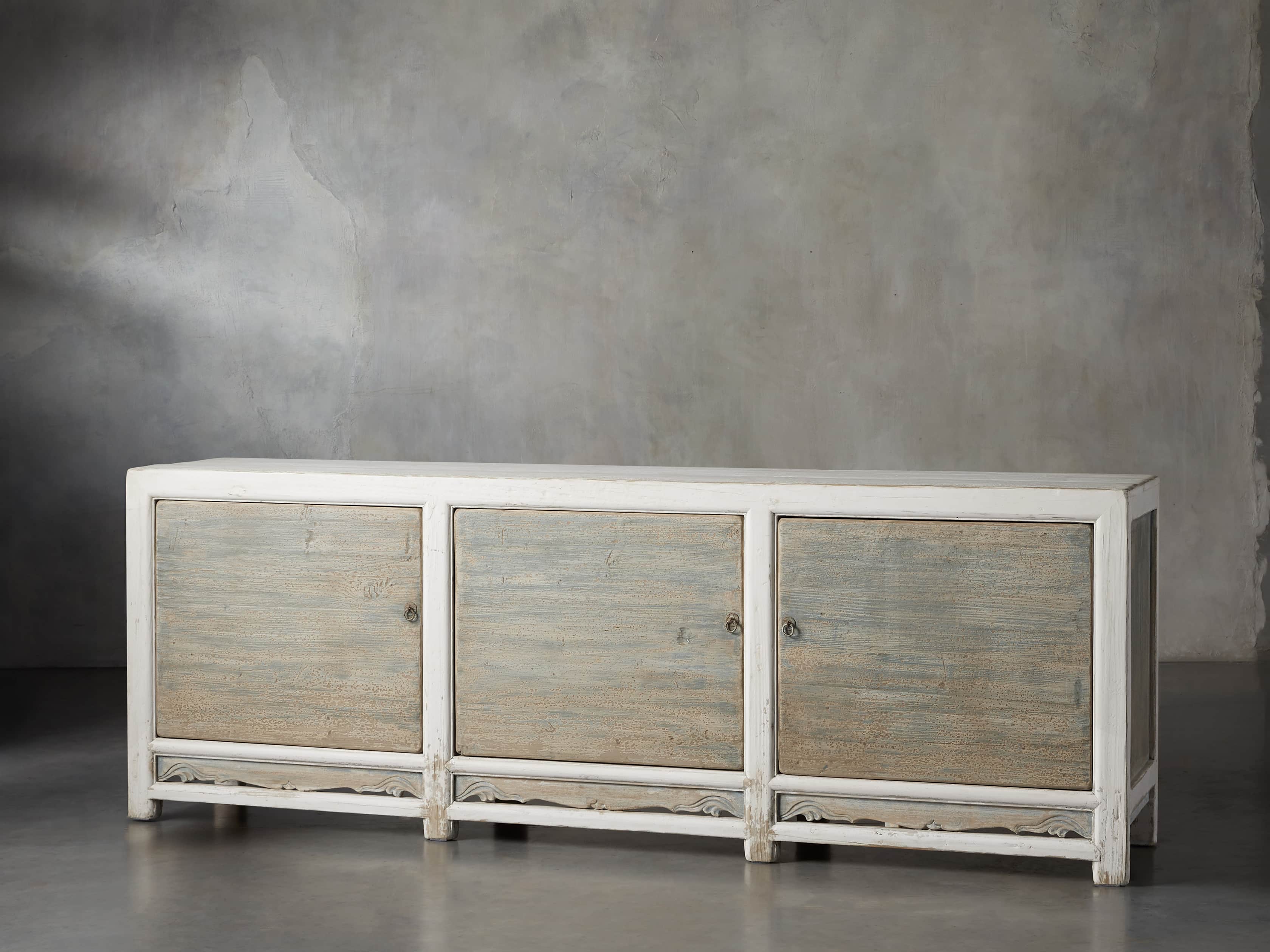 Waverly White 94" Cabinet