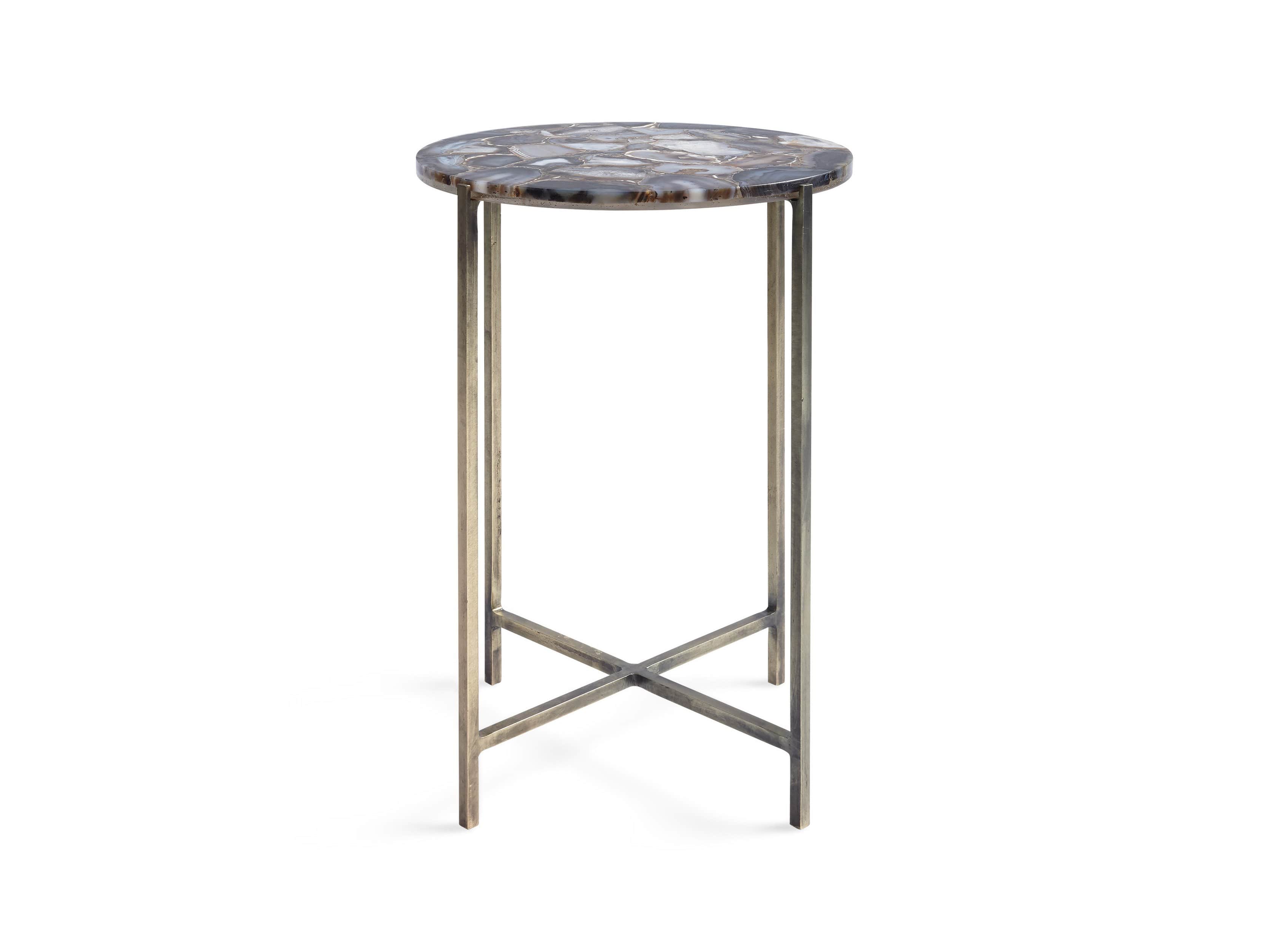 Ludlow Black Agate Martini Table Arhaus