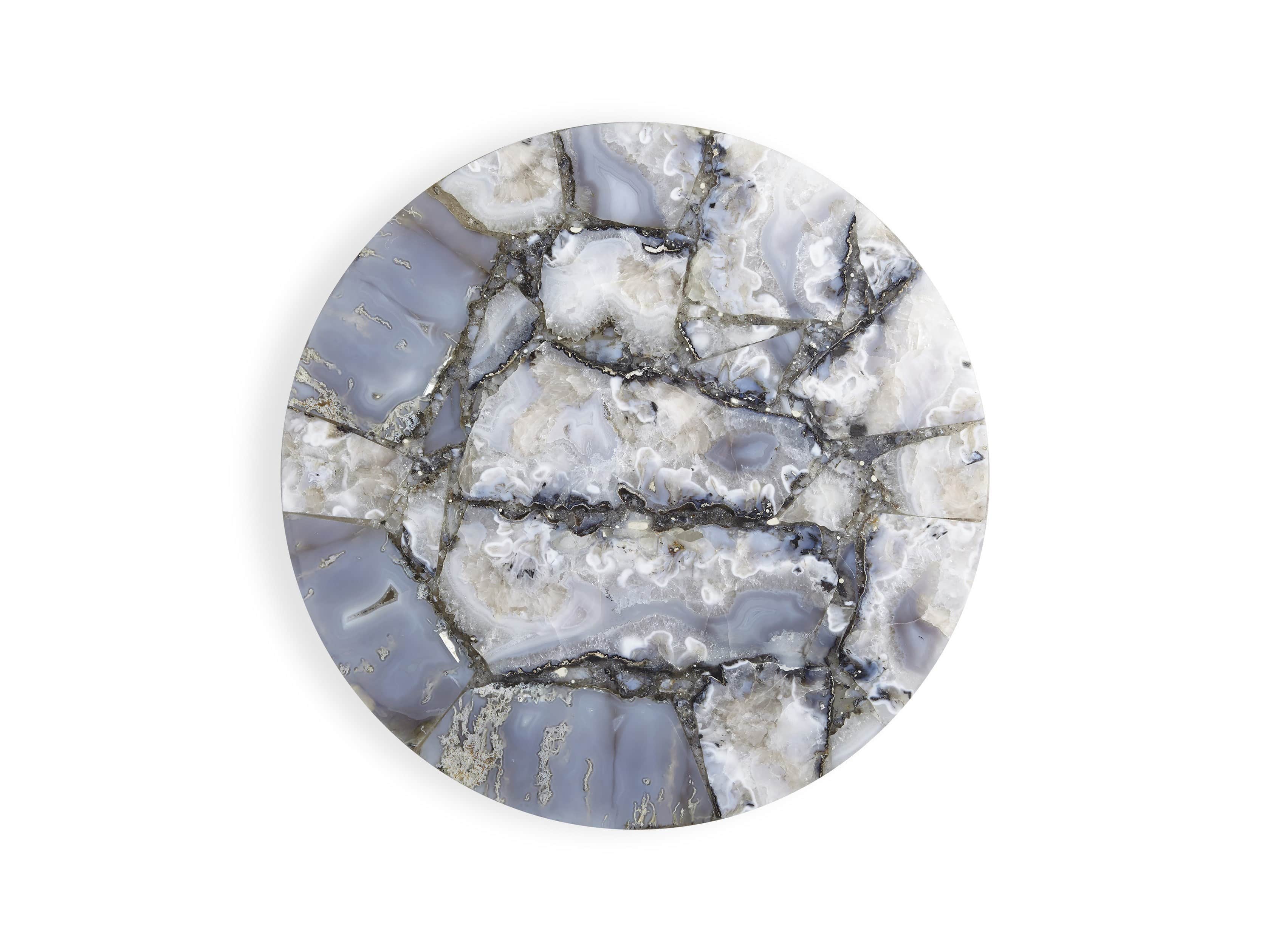 Agate 14" Martini Table in Grey, slide 7 of 8