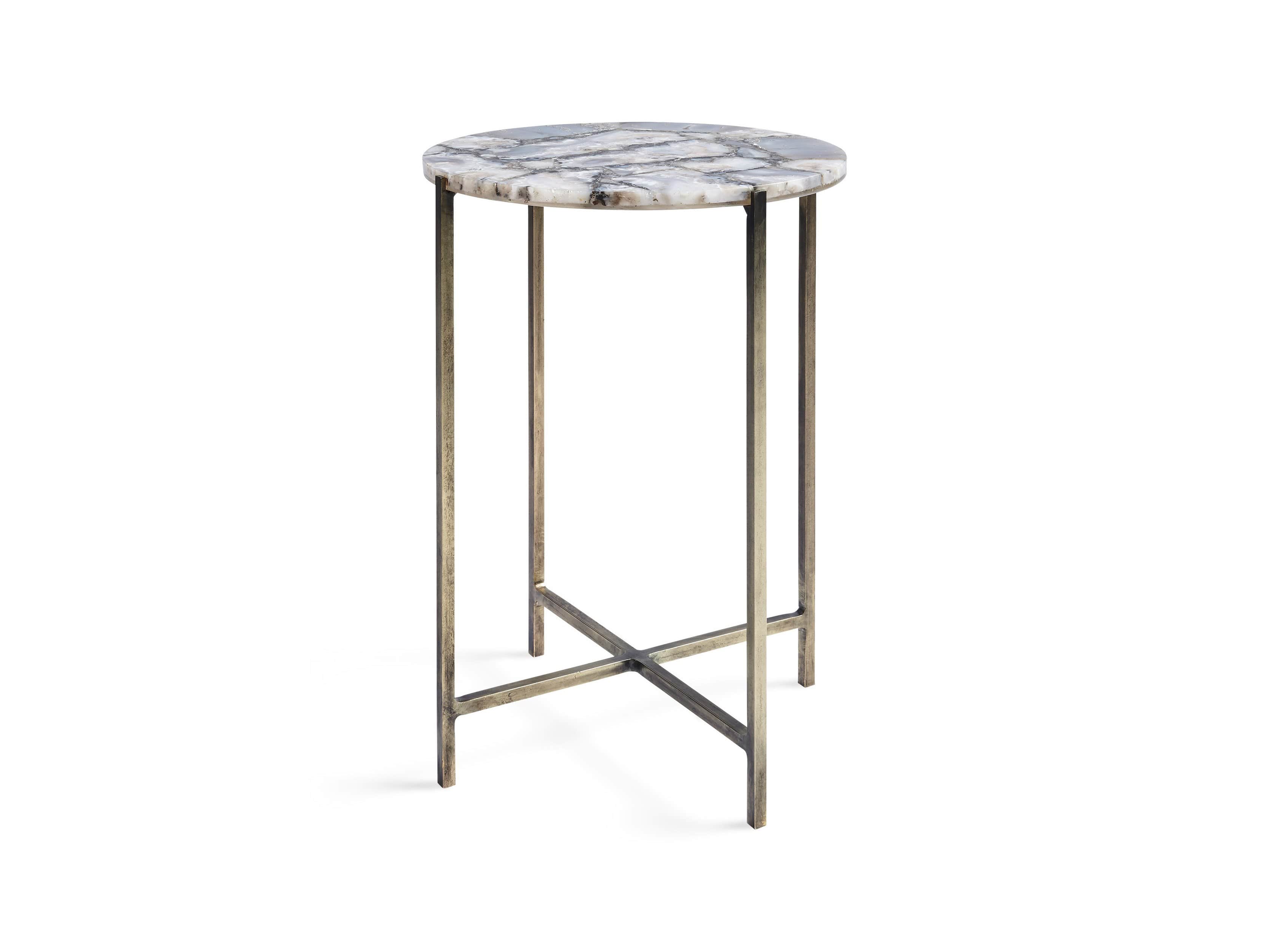 Ludlow Grey Agate Martini Table Arhaus