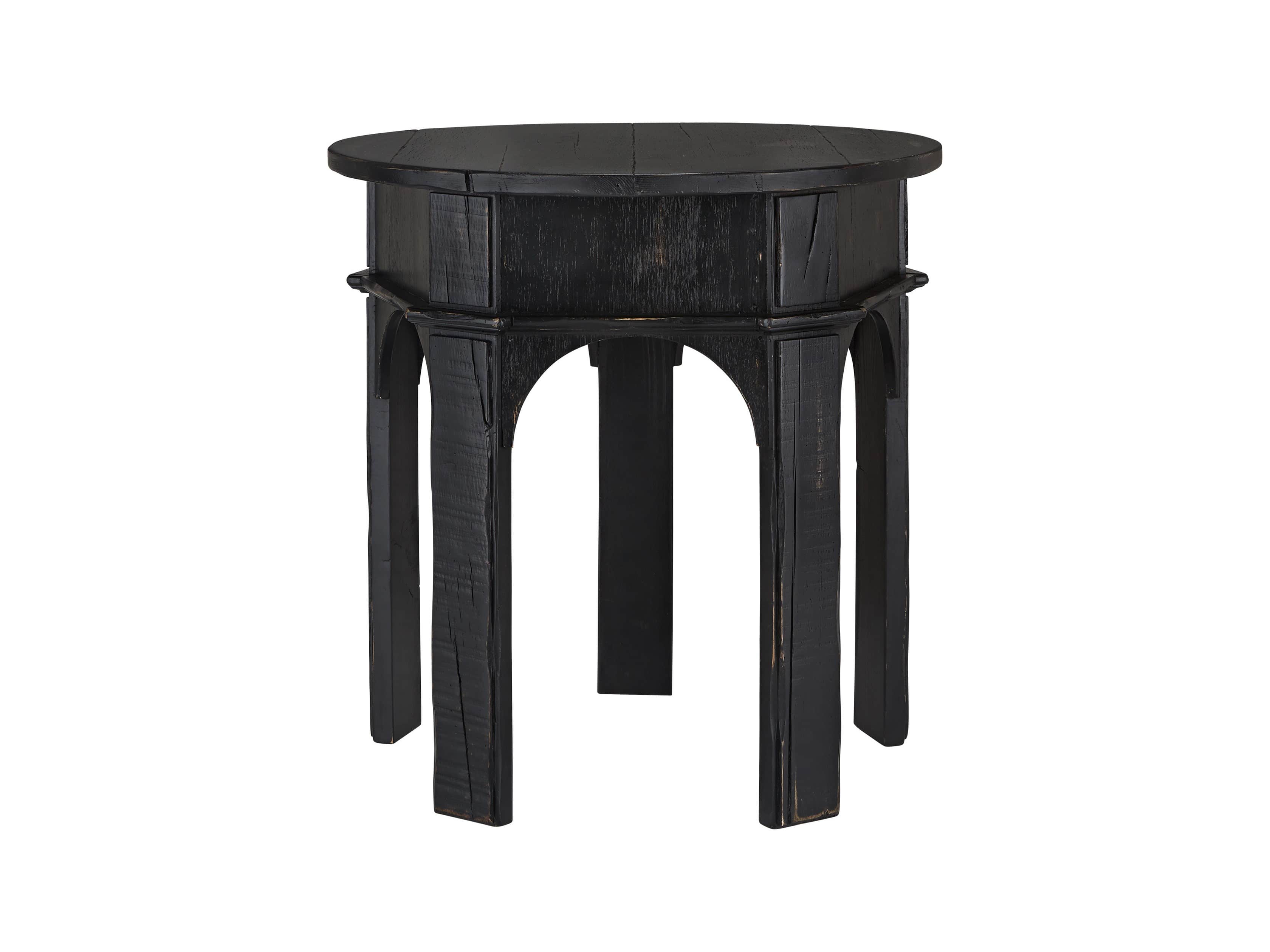 Allegro 24" End Table In Rubbed Noir, slide 5 of 5