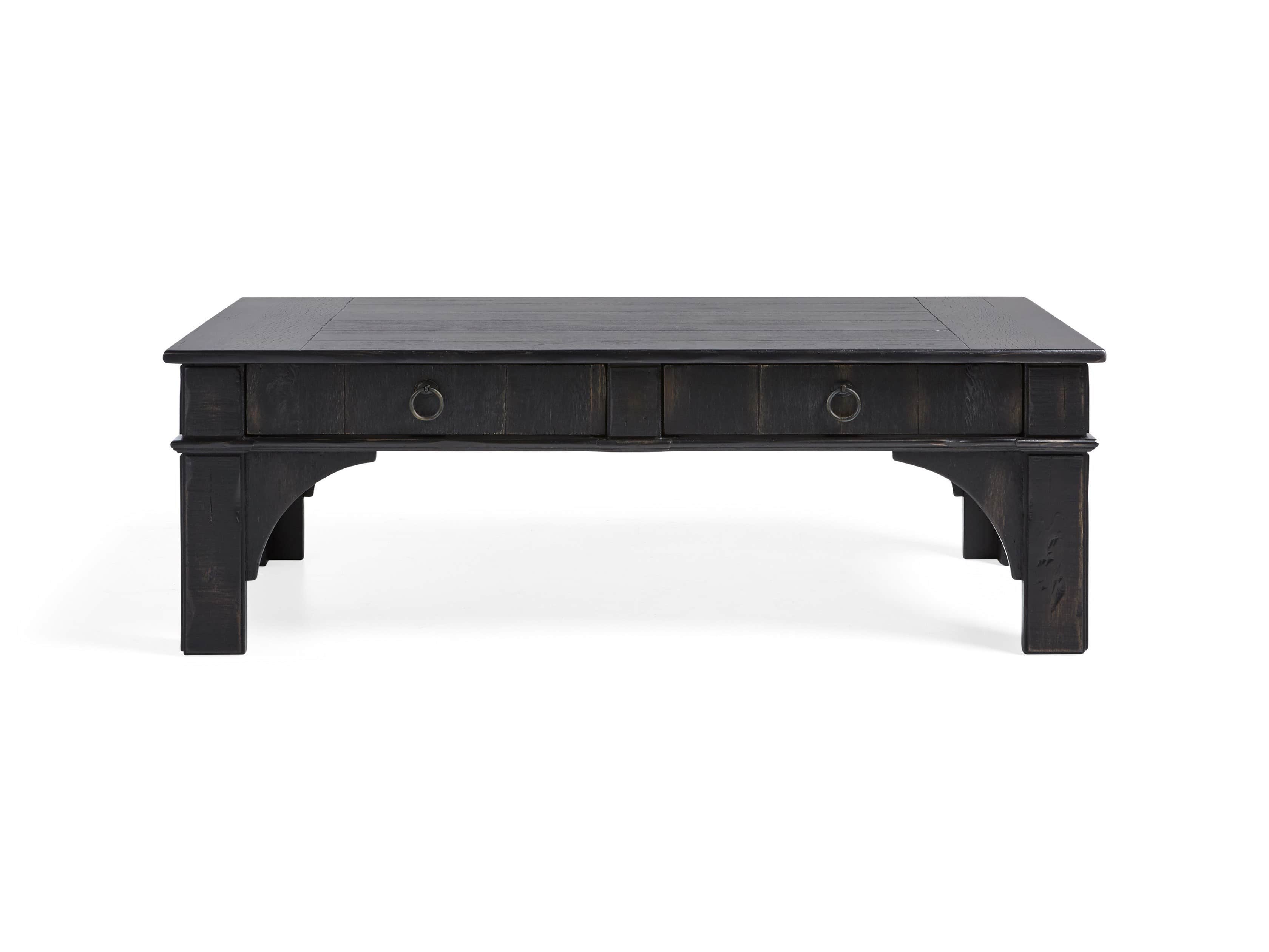 Allegro 52" Coffee Table in Rubbed Noir, slide 4 of 5
