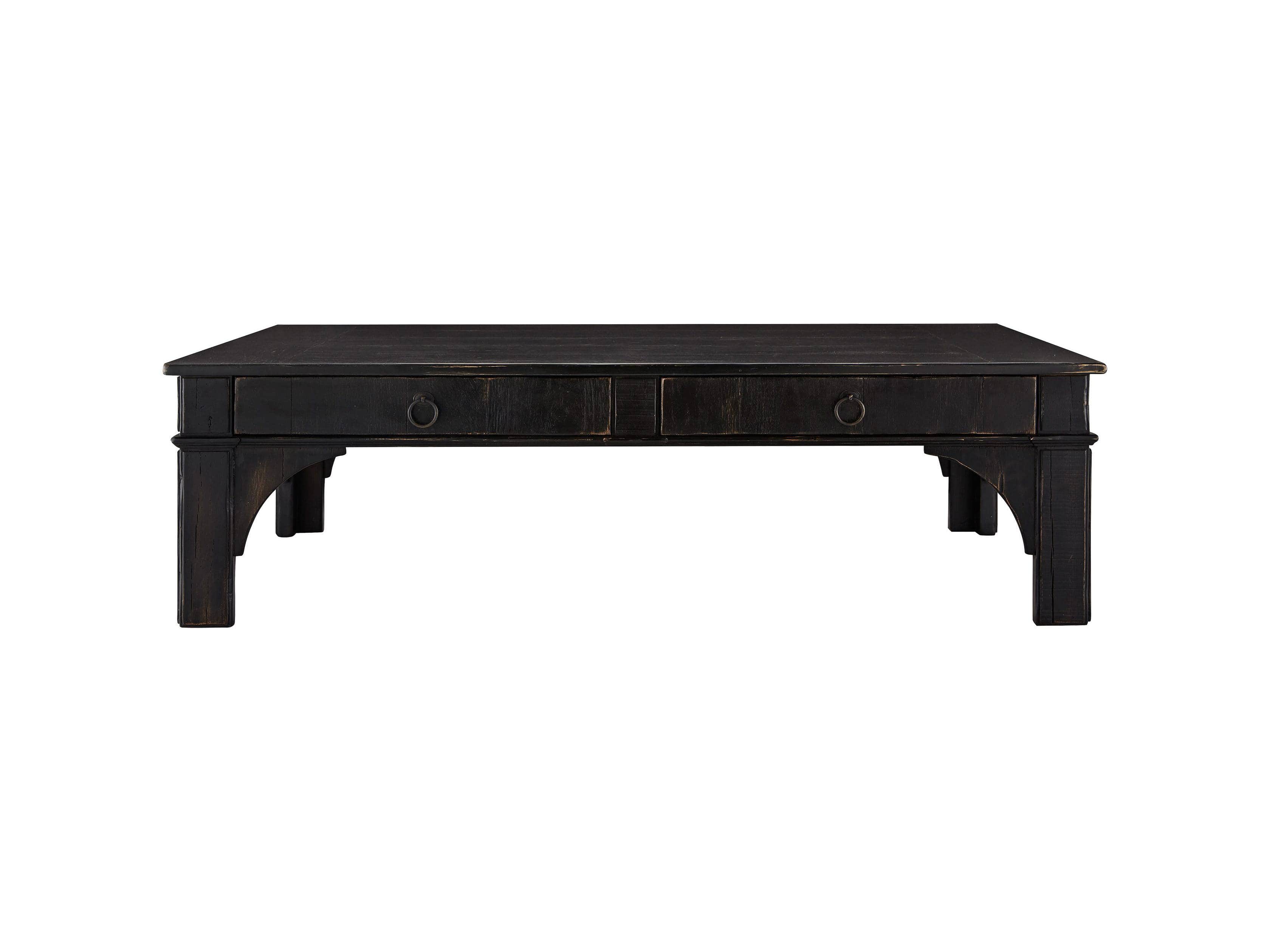 Allegro 63" Coffee Table In Rubbed Noir, slide 2 of 2