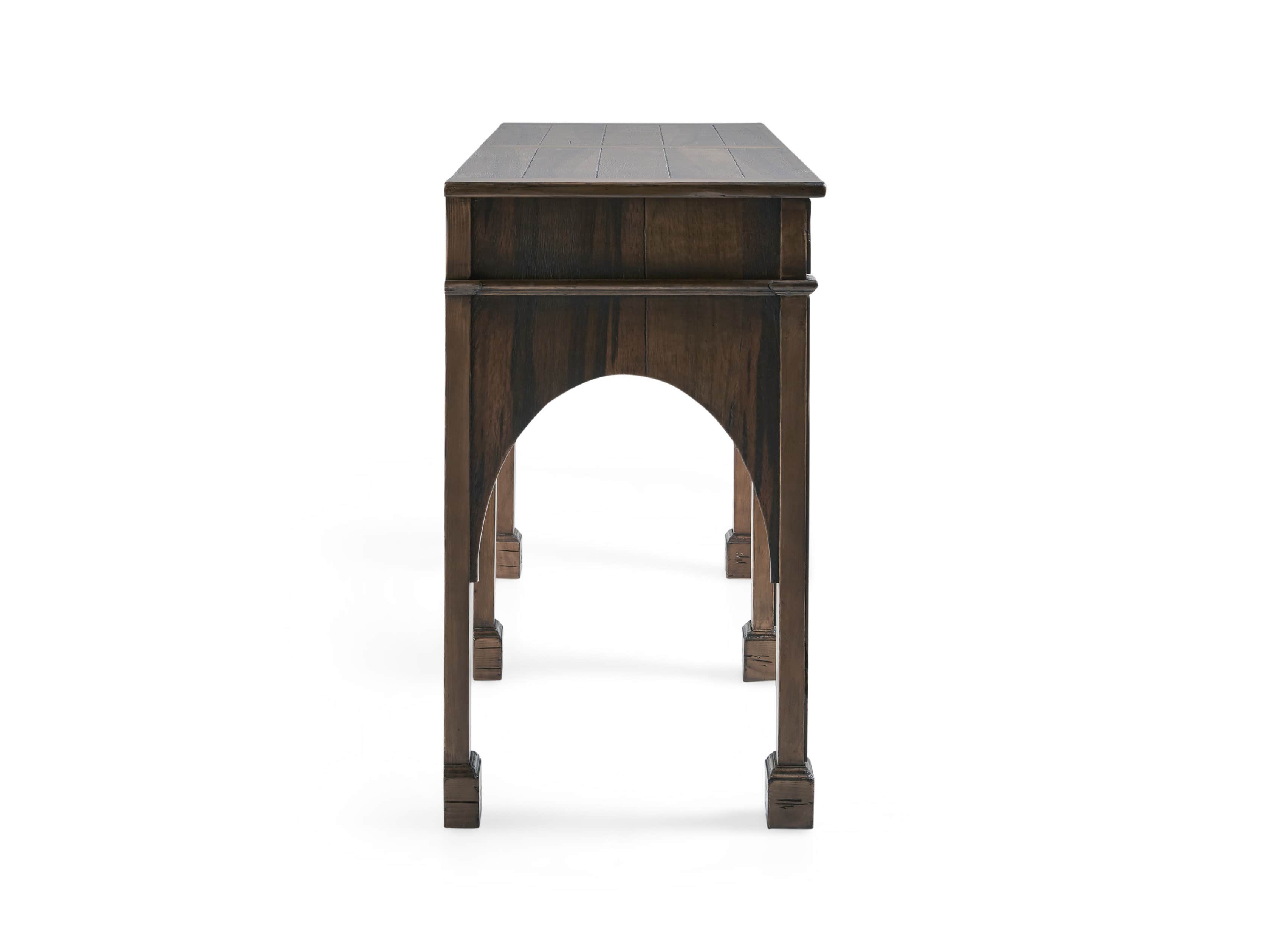 Allegro 75" Console Table In Rubbed Marron