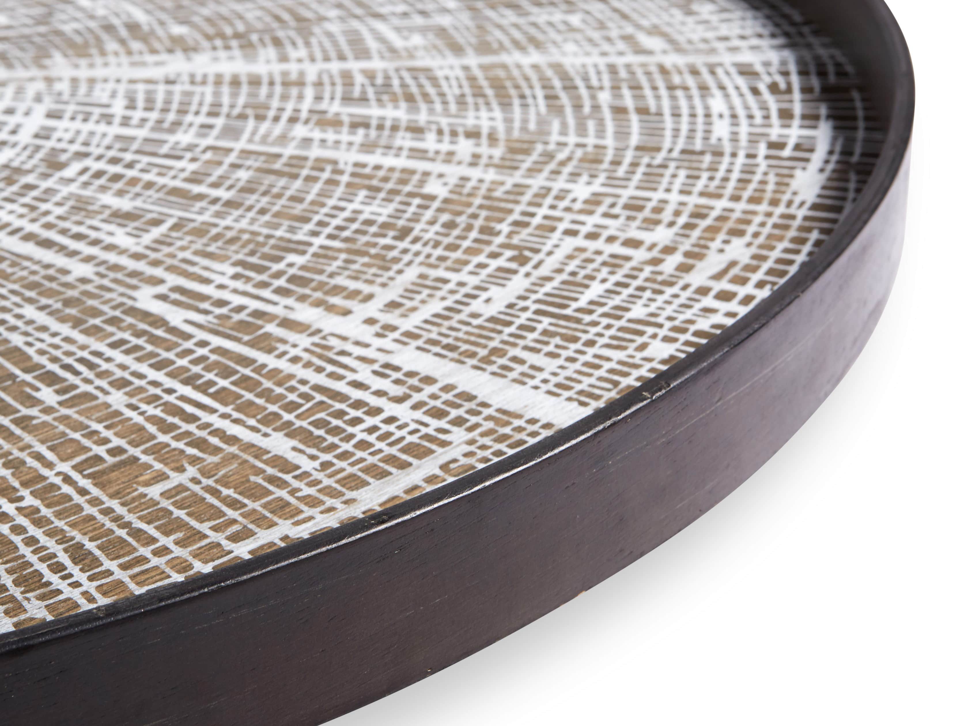 Arnhem White Slice and Aged Mirror Nesting Coffee Table, slide 4 of 5