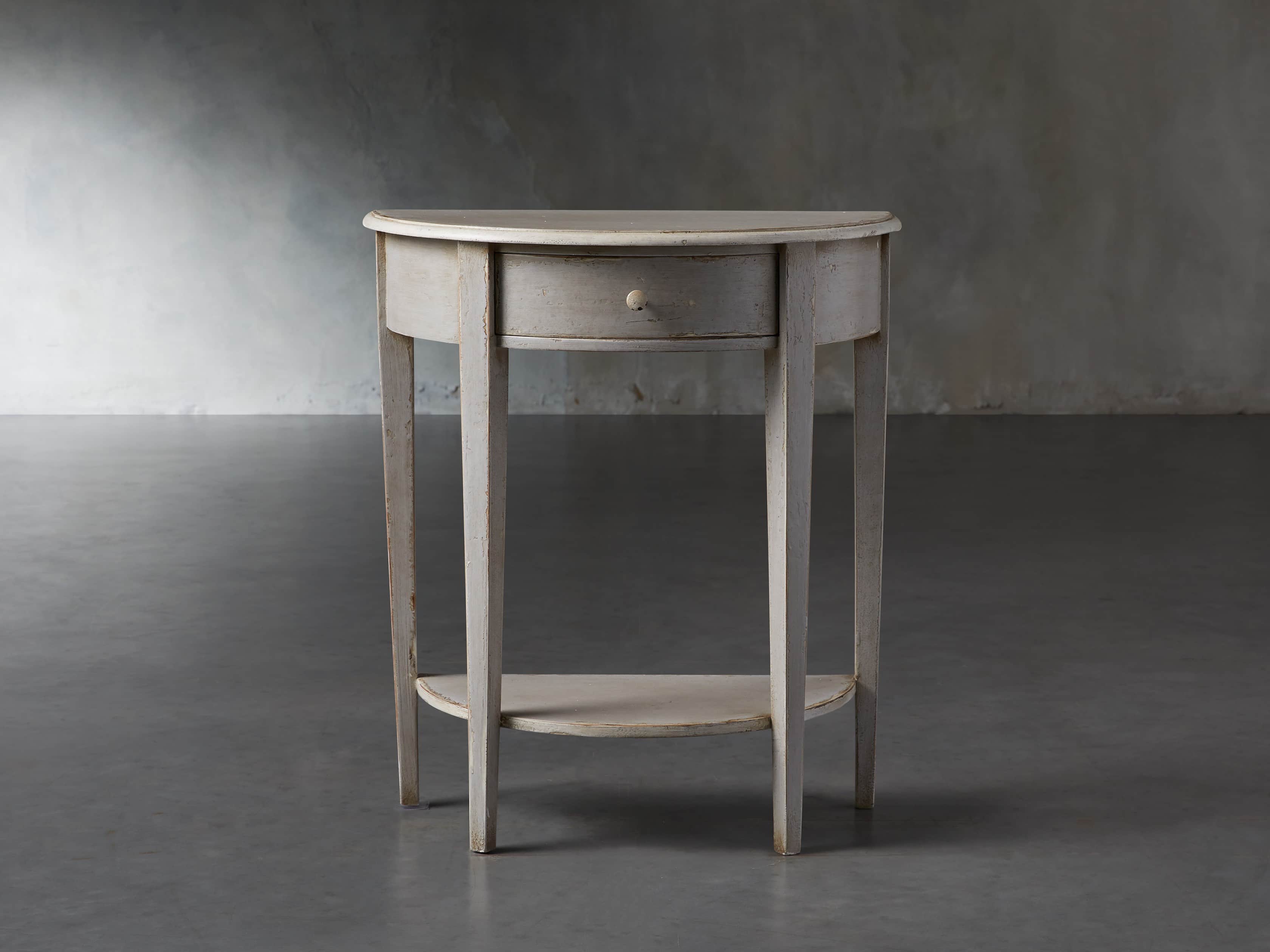 Artigiano 24" Half Round End Table