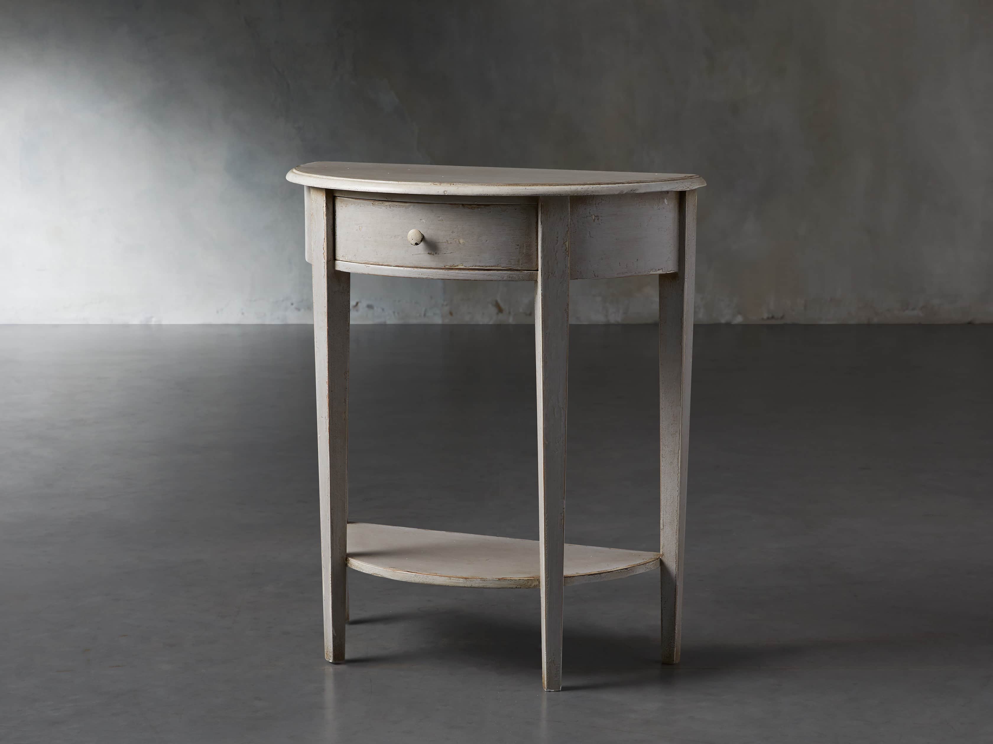 Artigiano 24" Half Round End Table
