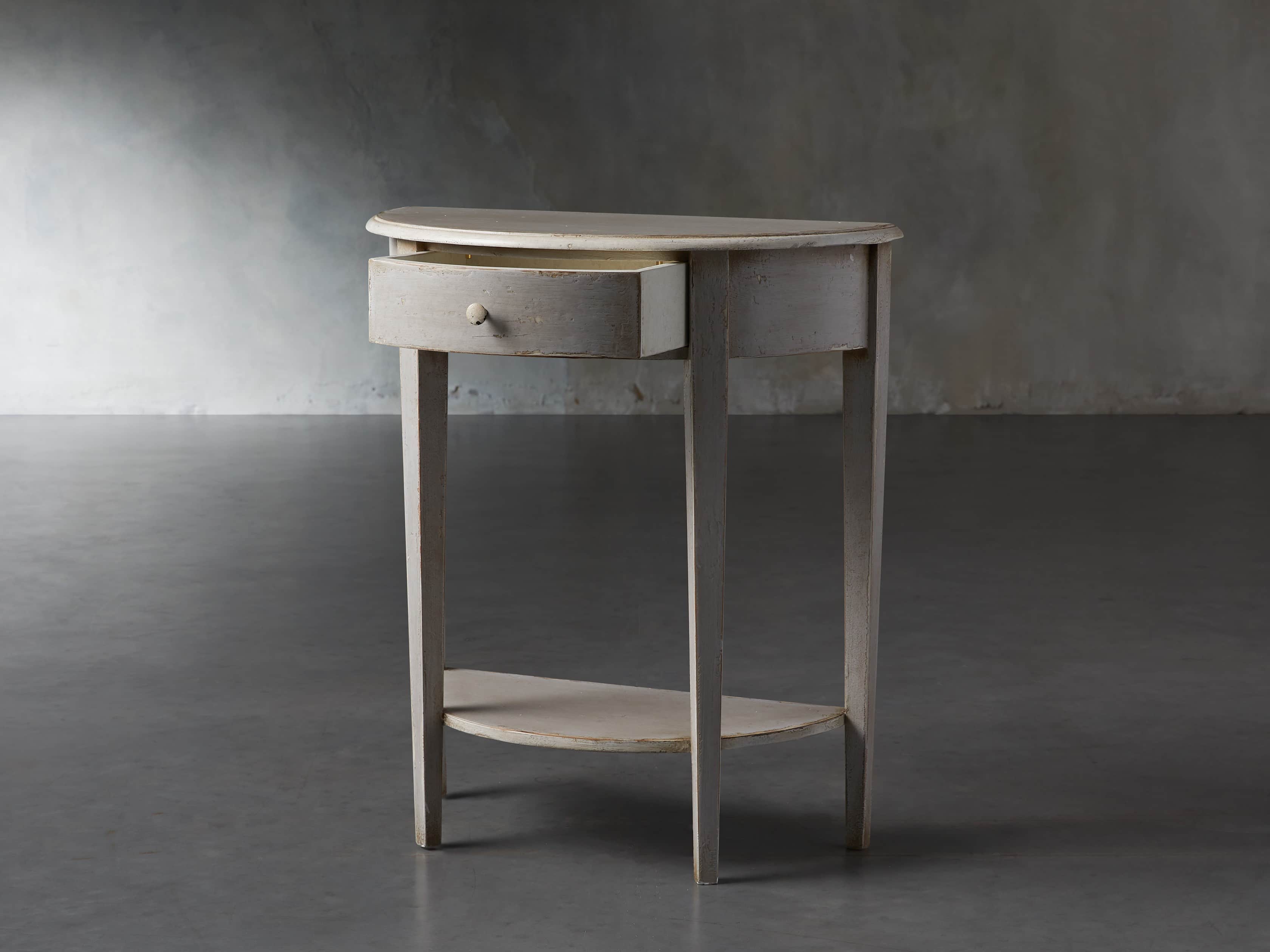 Artigiano 24" Half Round End Table