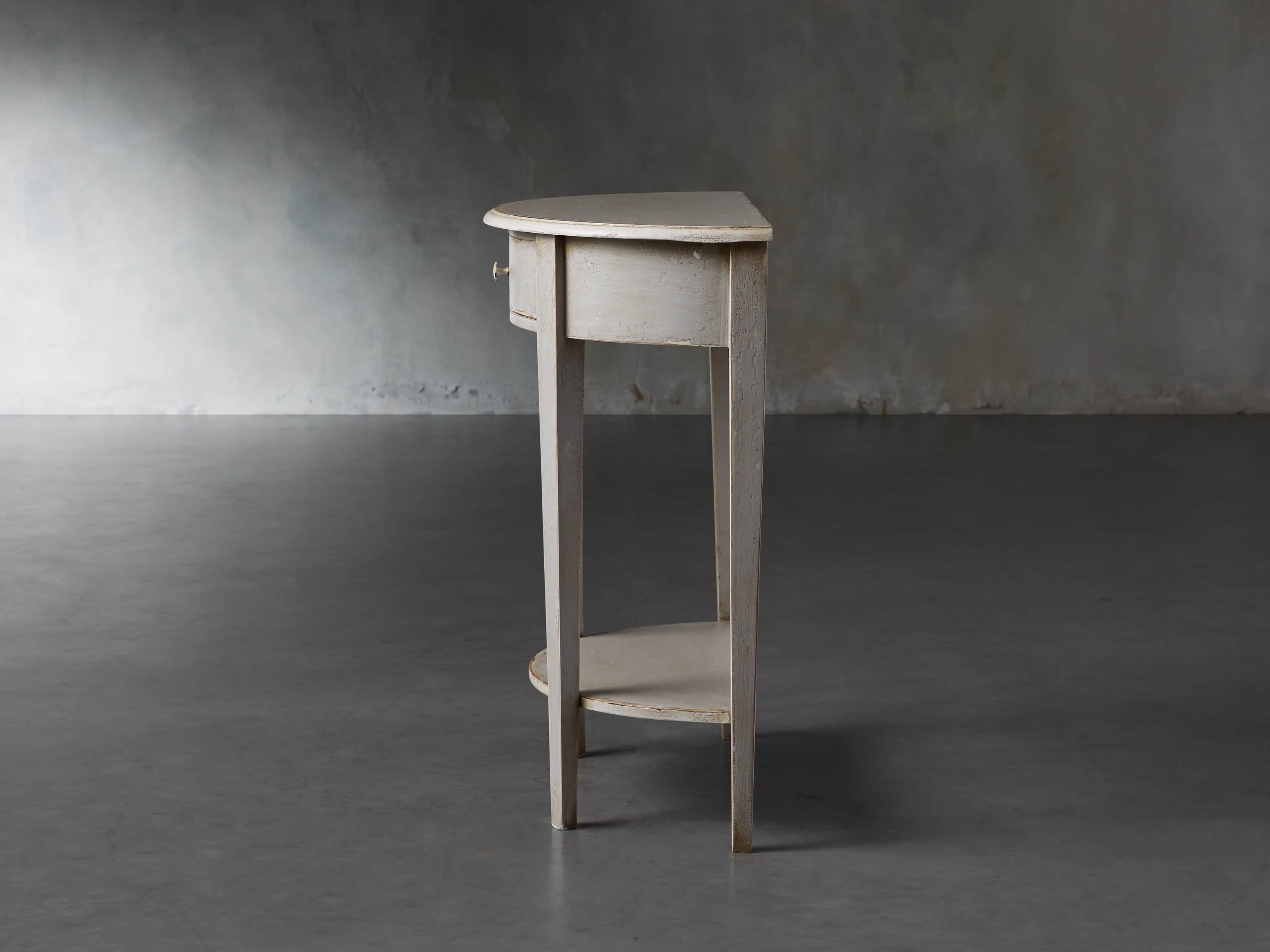 Artigiano 24" Half Round End Table