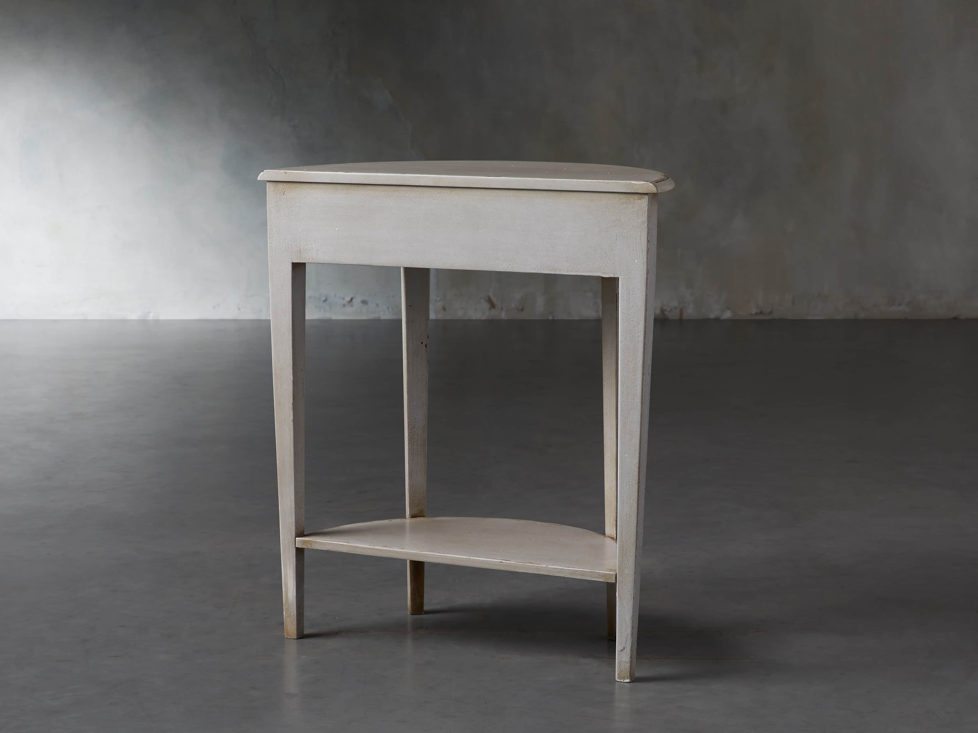 Artigiano 24" Half Round End Table