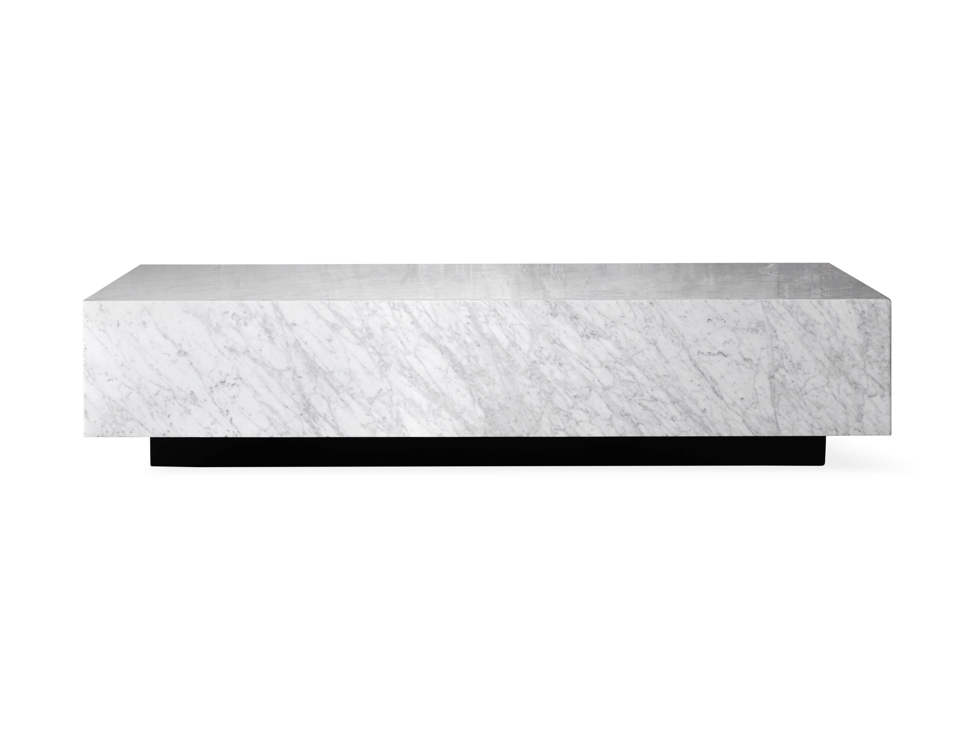 Aviana 68" Coffee Table in White Marble, slide 7 of 7