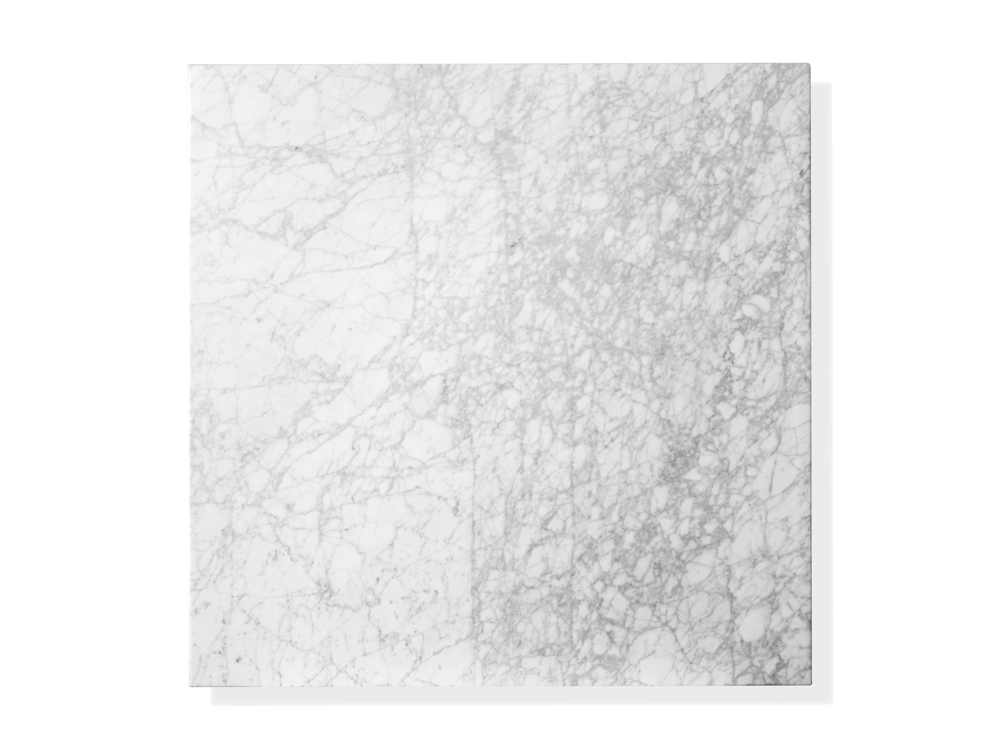 Aviana 38" Coffee Table in White Marble, slide 4 of 5