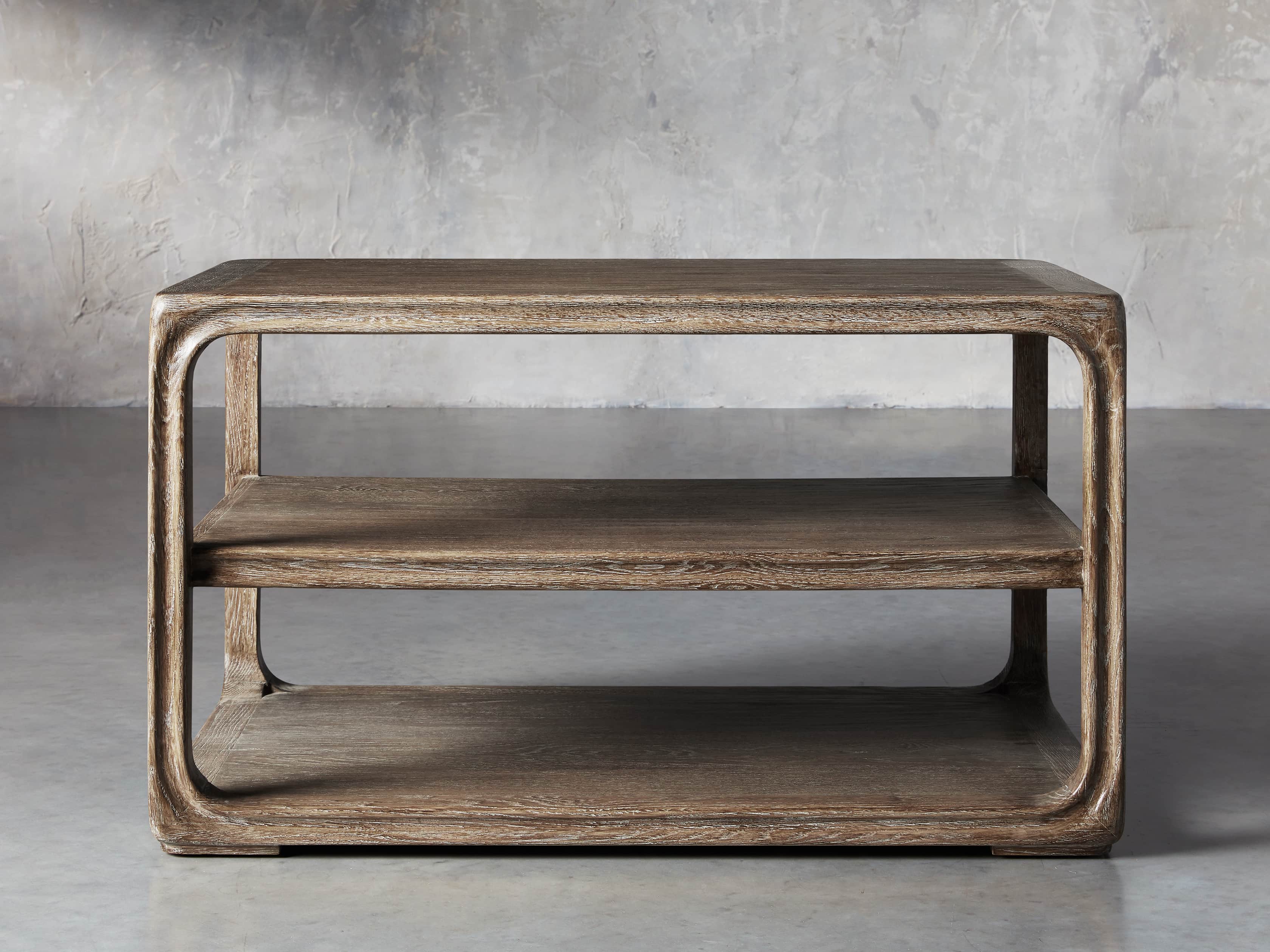 Bertogne 38" Shelf End Table in Bertogne Brown, slide 1 of 8