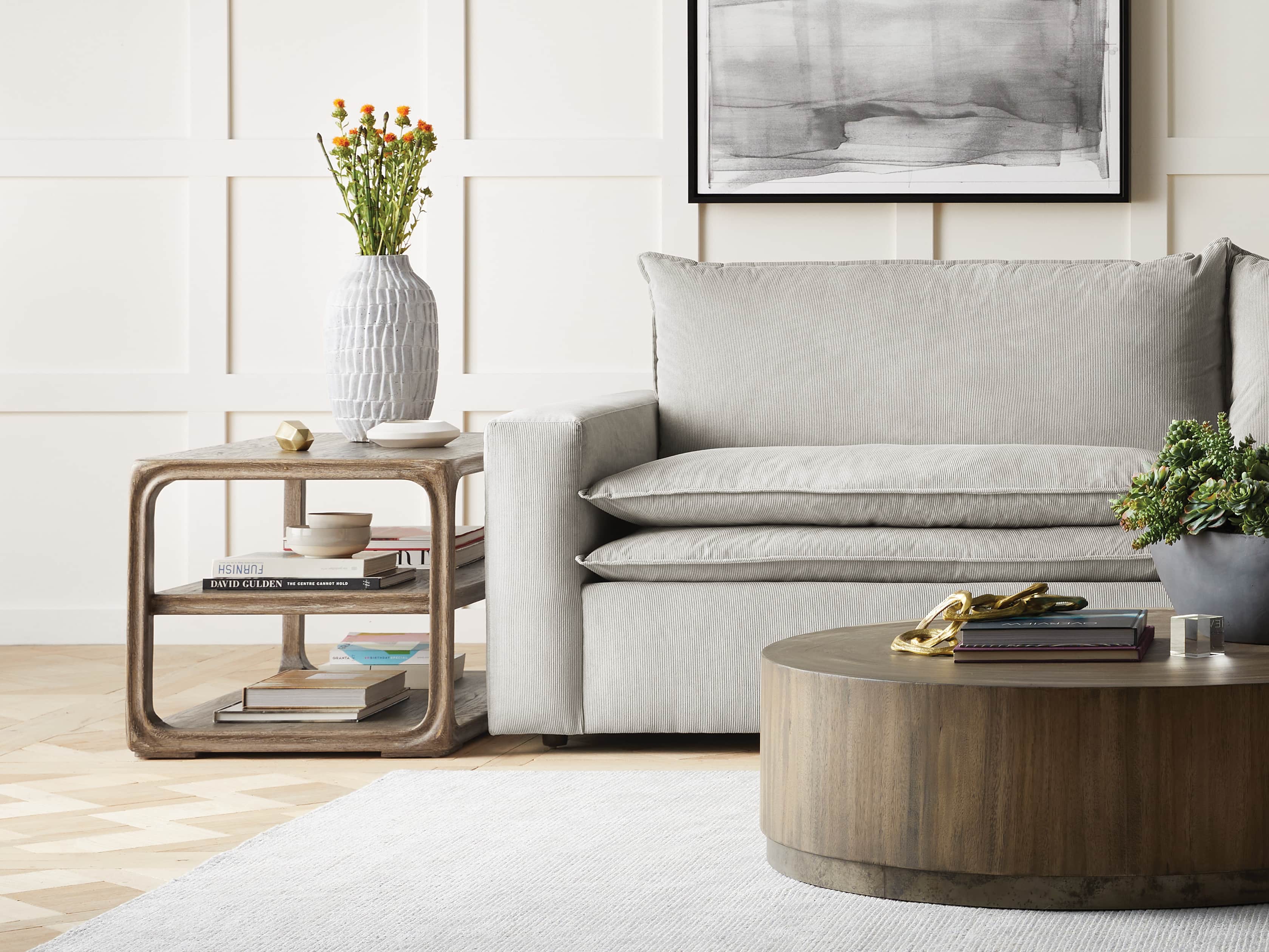 Bertogne 38" Shelf End Table in Bertogne Brown, slide 5 of 8