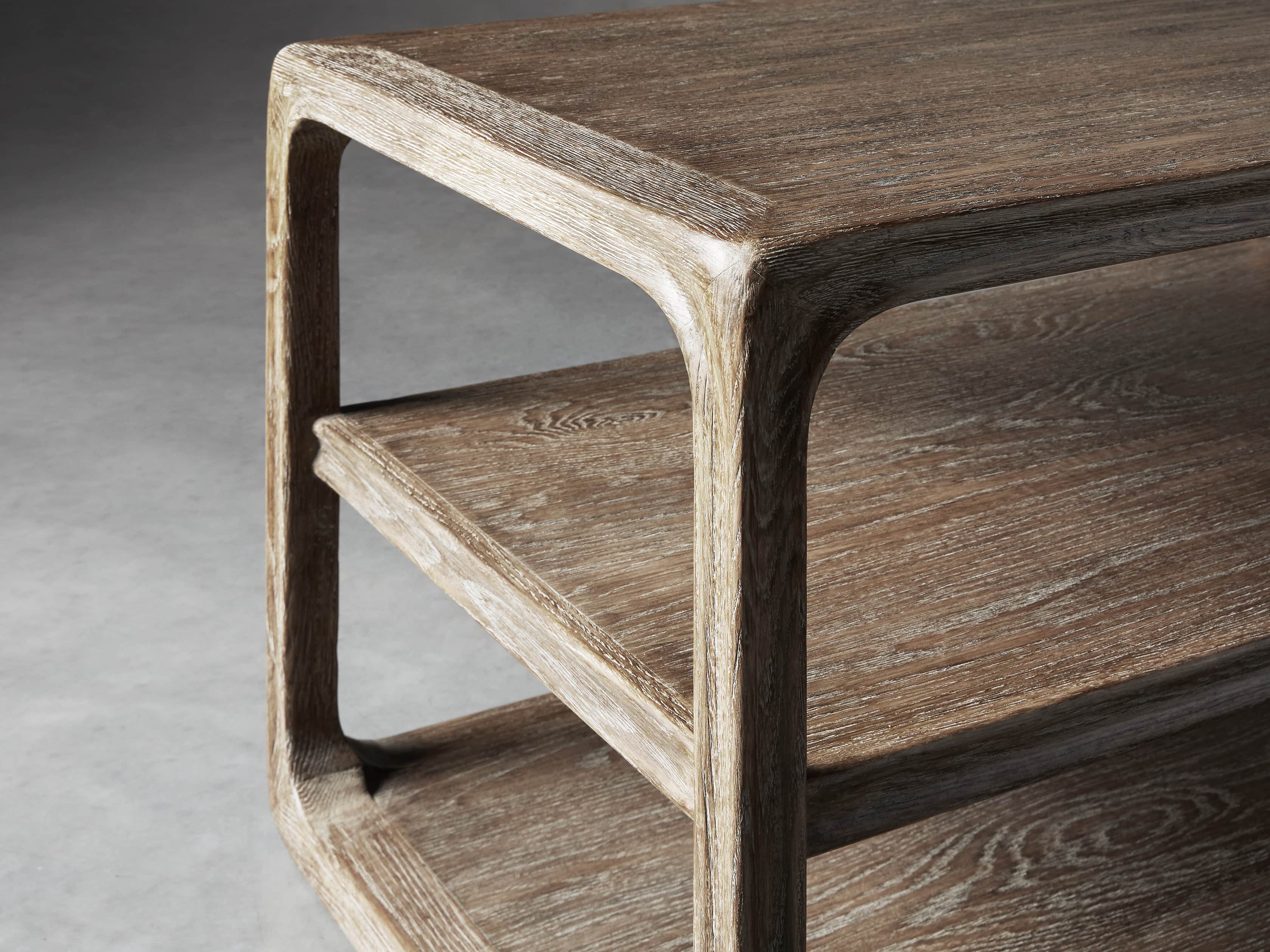 Bertogne 38" Shelf End Table in Bertogne Brown, slide 4 of 8