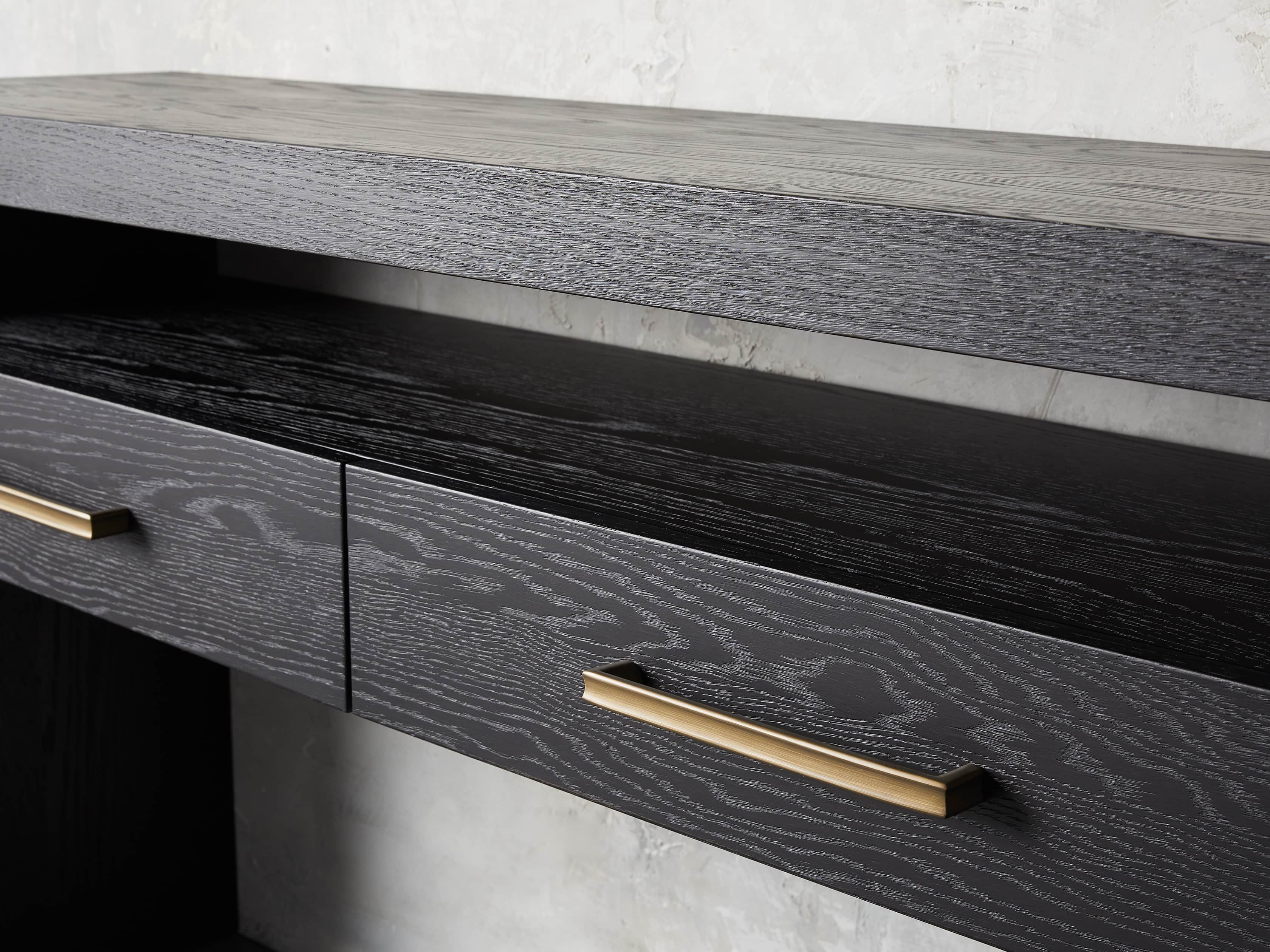 Bodhi 60" Console Table in Ebony, slide 3 of 4