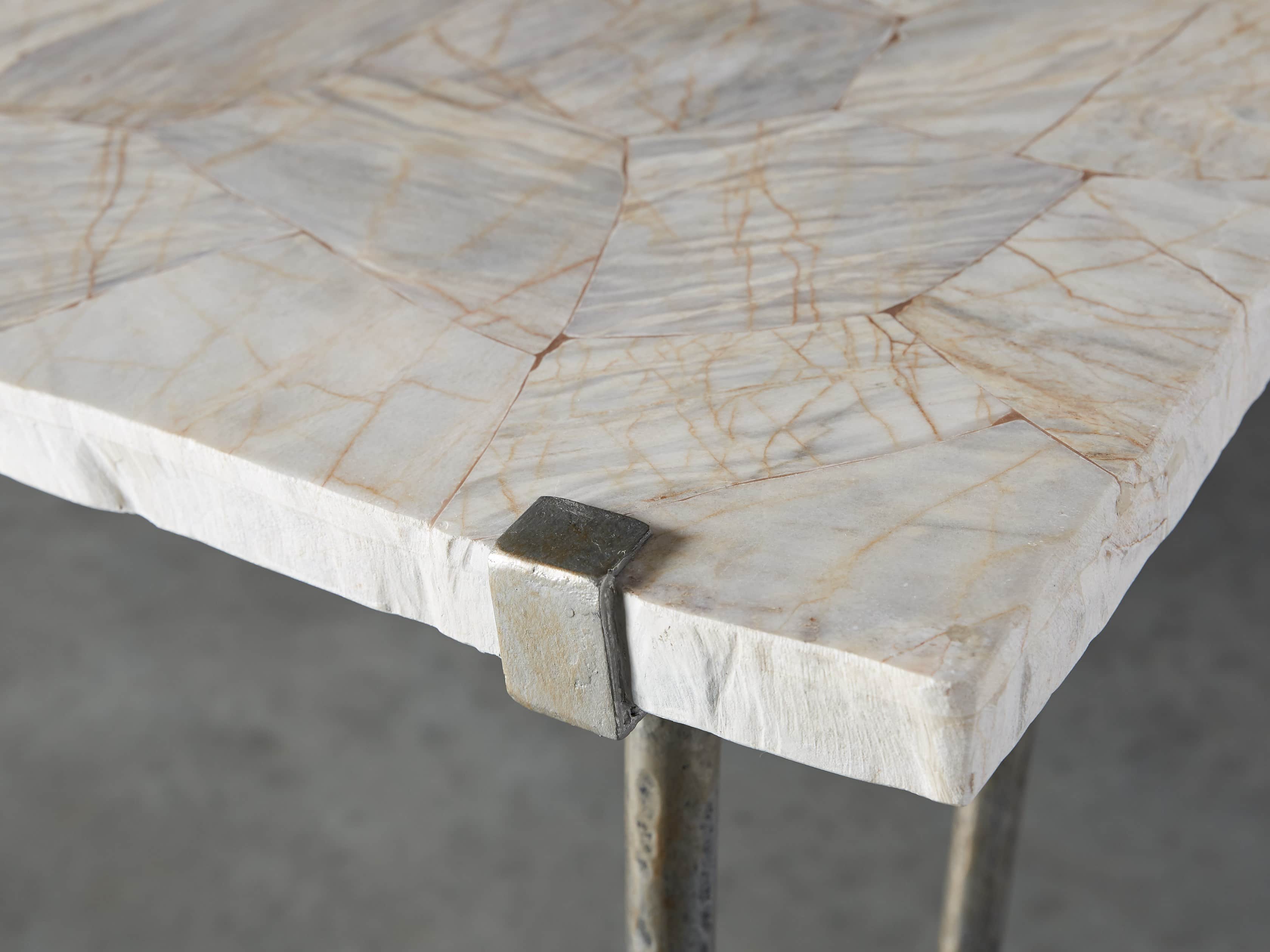 Boracay Console Table in Platinum