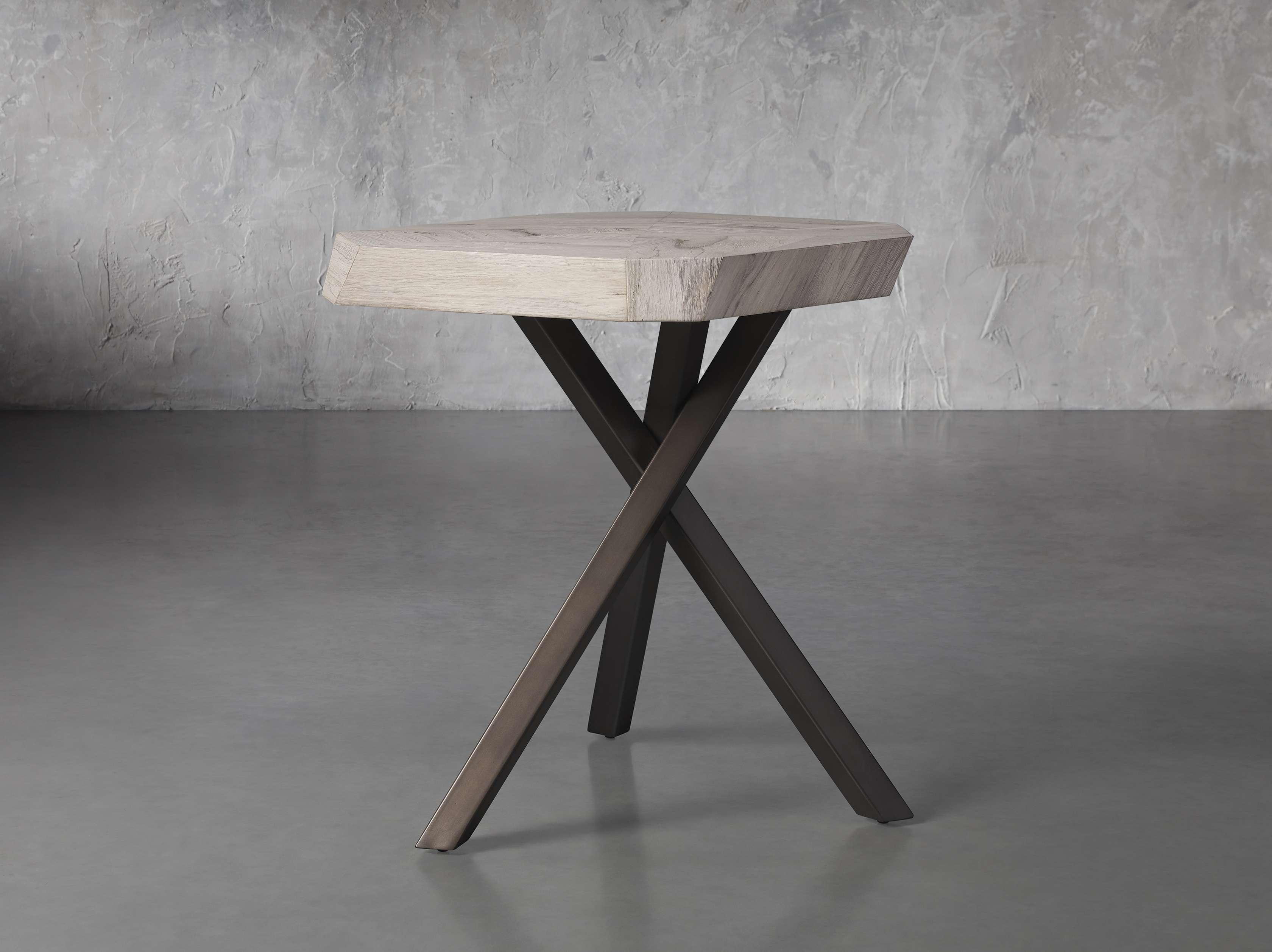 Carrinna 24" End Table in Bleached Aged, slide 2 of 5