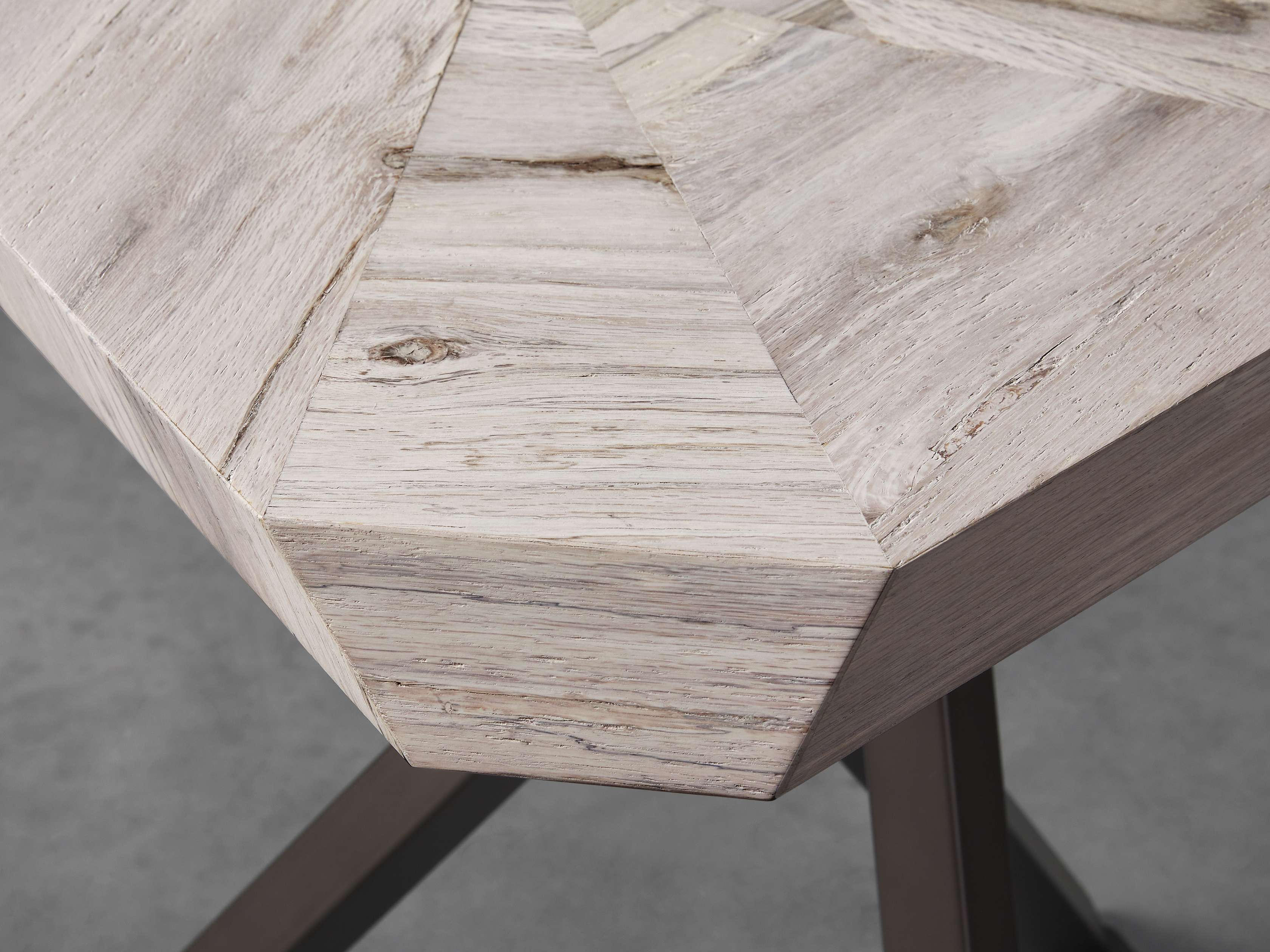 Carrinna 24" End Table in Bleached Aged, slide 3 of 5