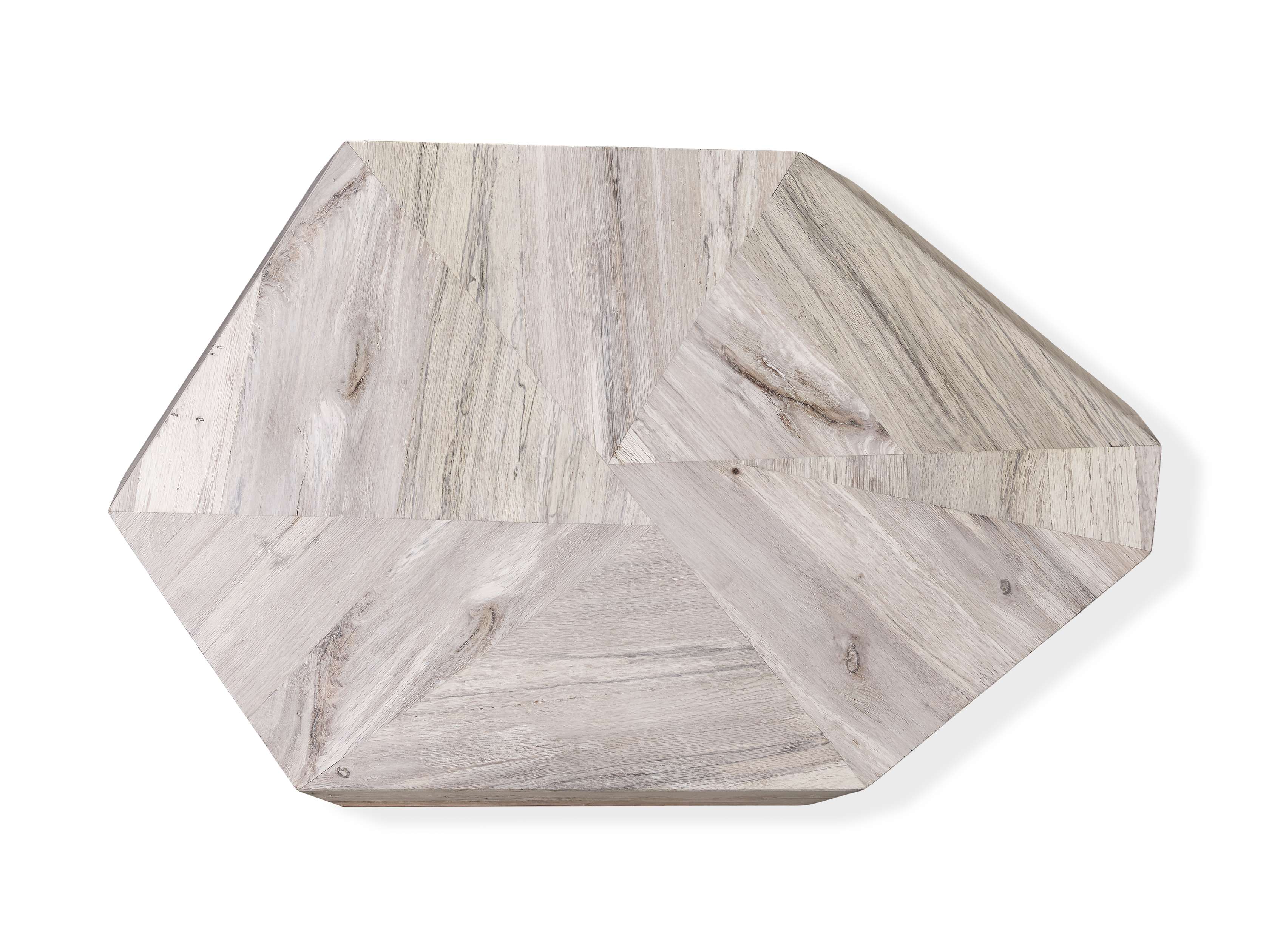 Carrinna 38" End Table in Bleached Aged, slide 5 of 5