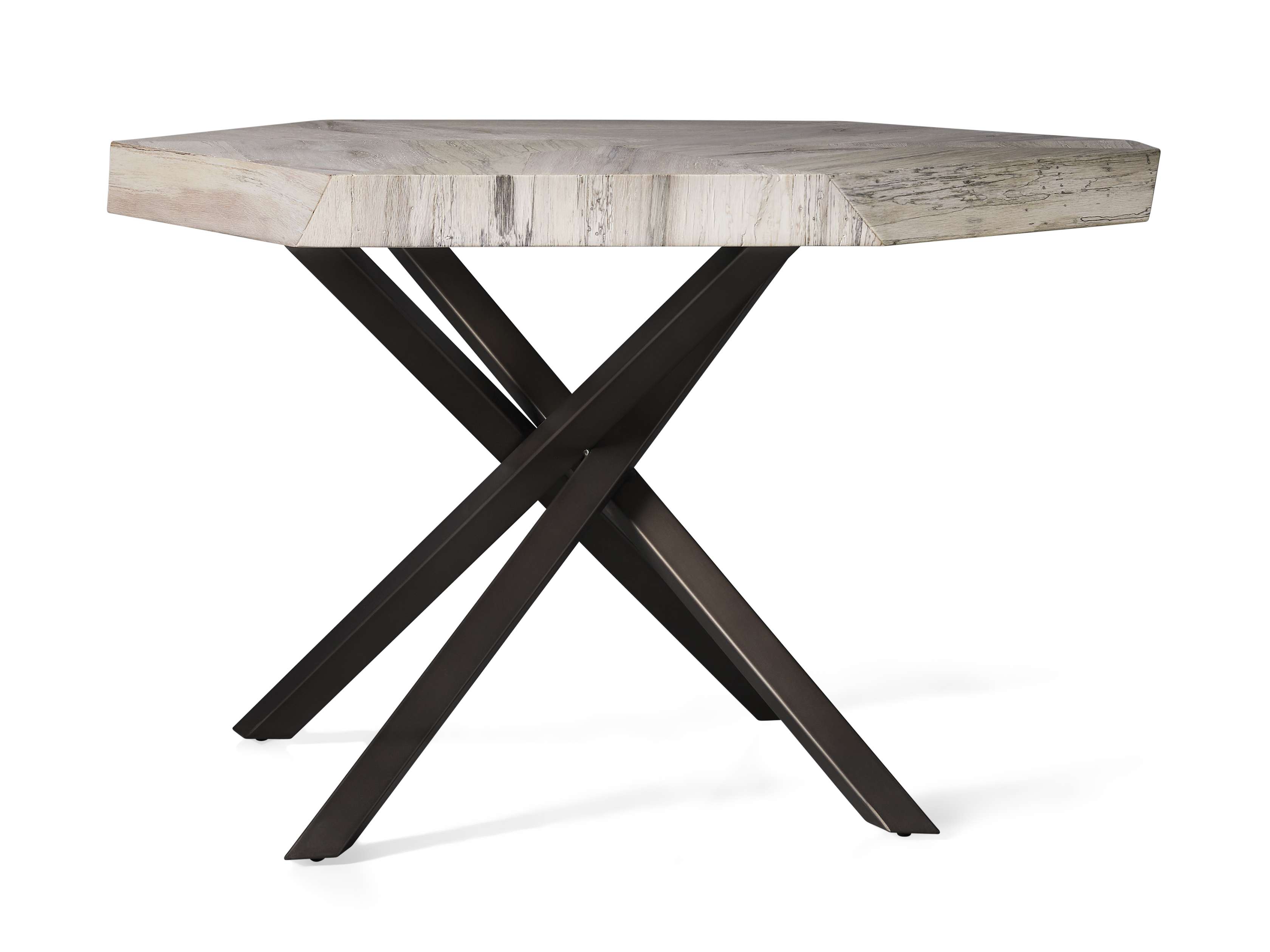 Carrinna 38" End Table in Bleached Aged, slide 4 of 5