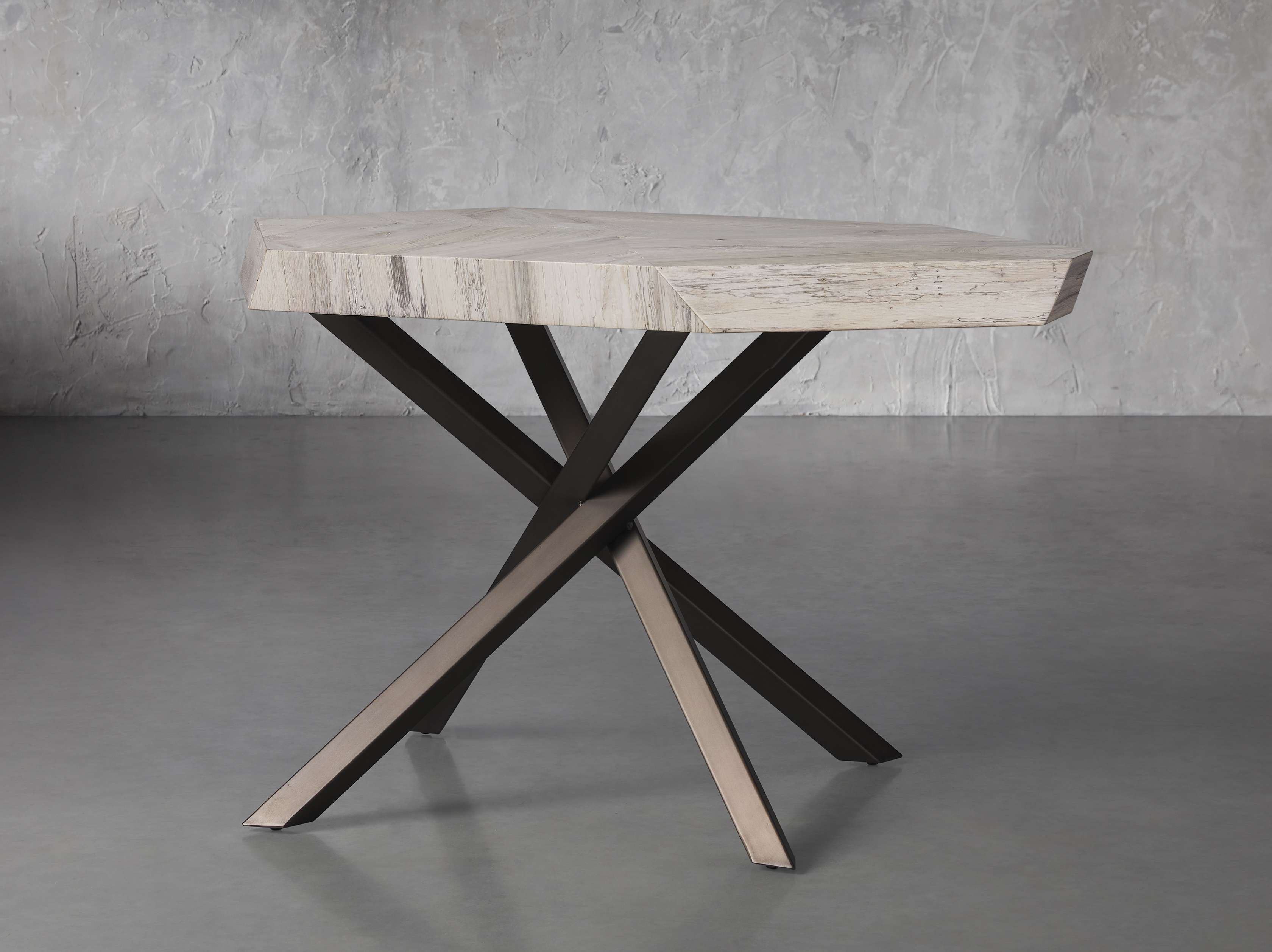 Carrinna 38" End Table in Bleached Aged, slide 2 of 5