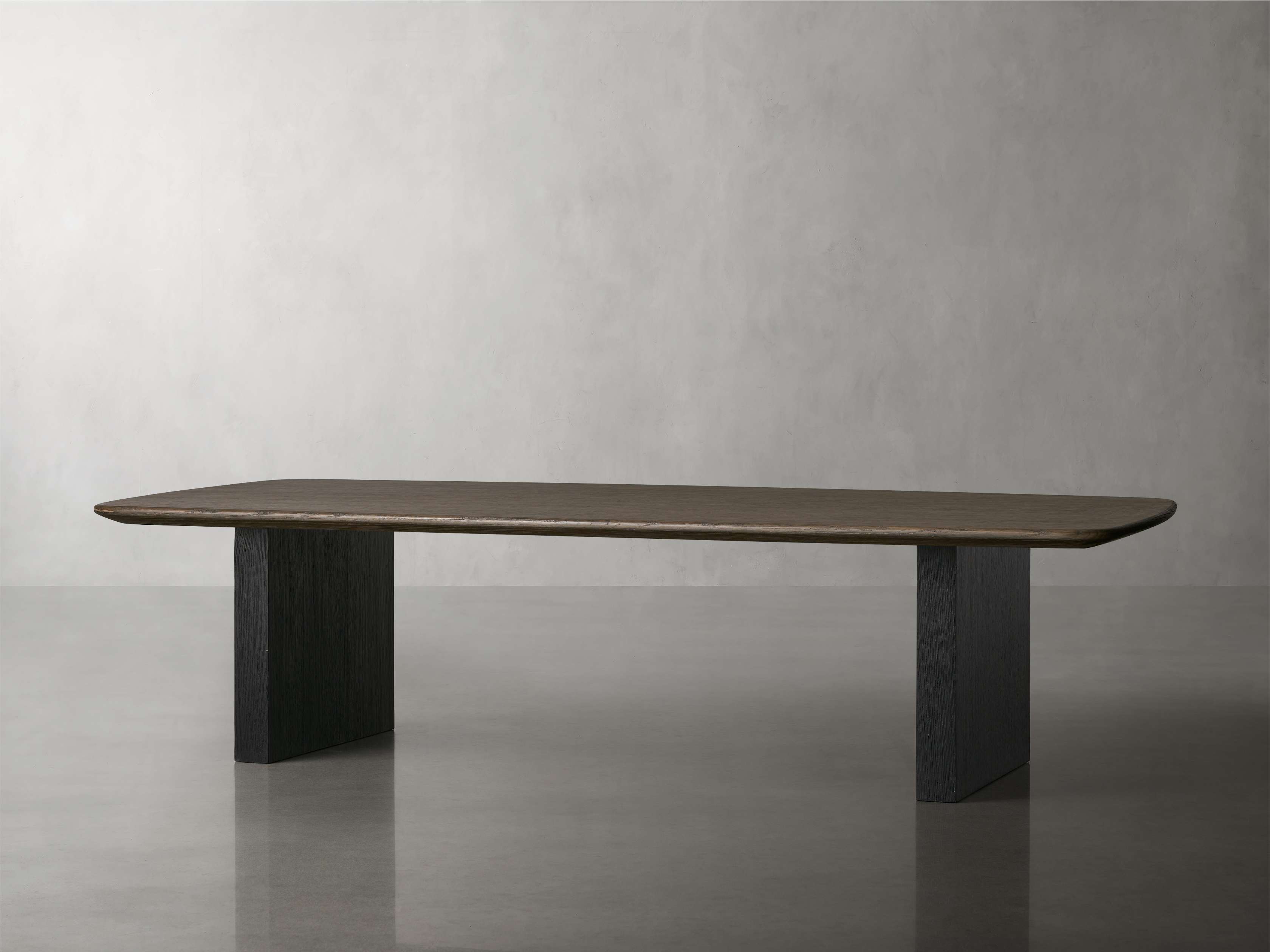Saint Germain 72" Wood Coffee Table with Clement Base